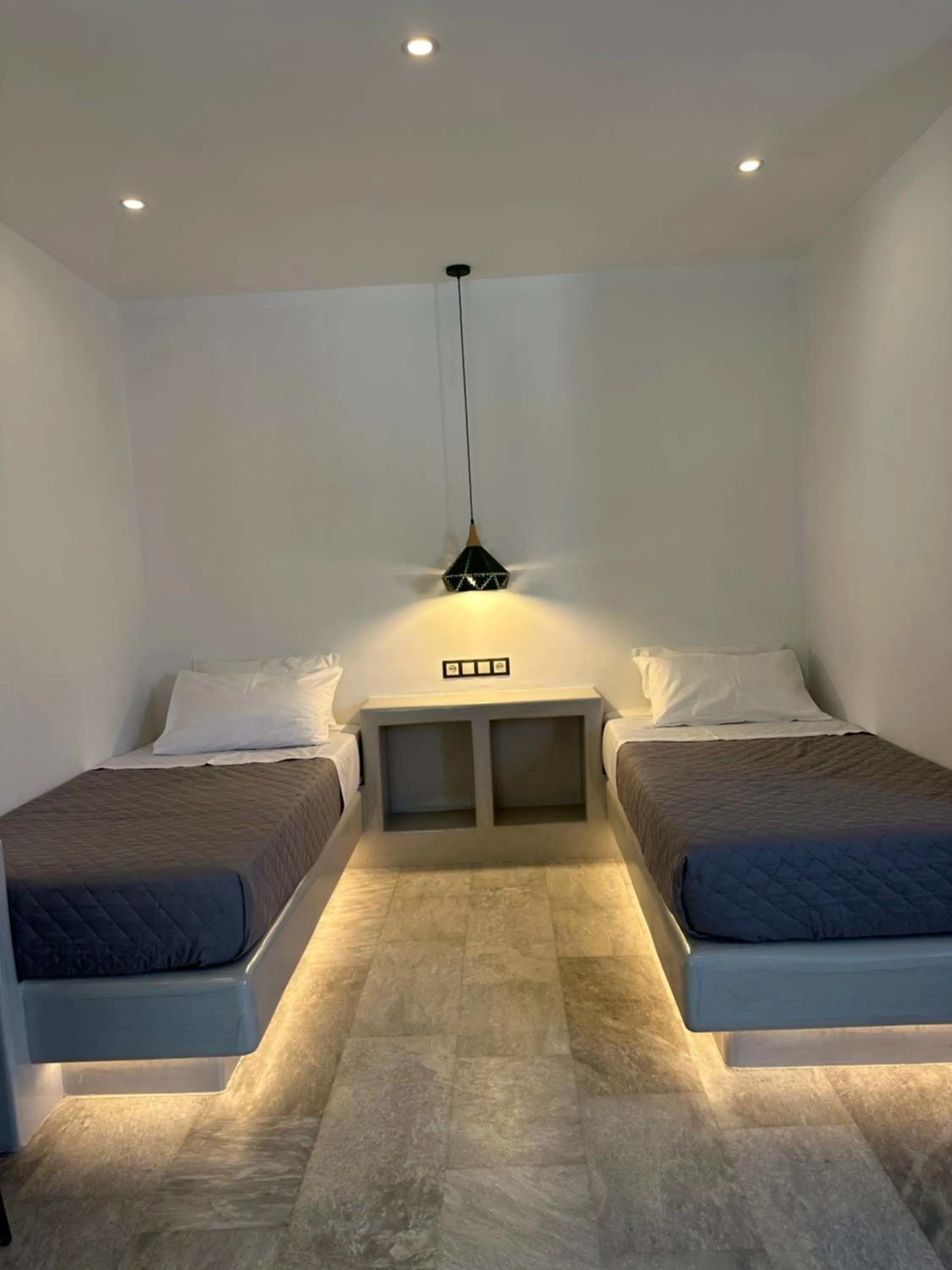 Bed in Aphrodite Hotel & Apartments