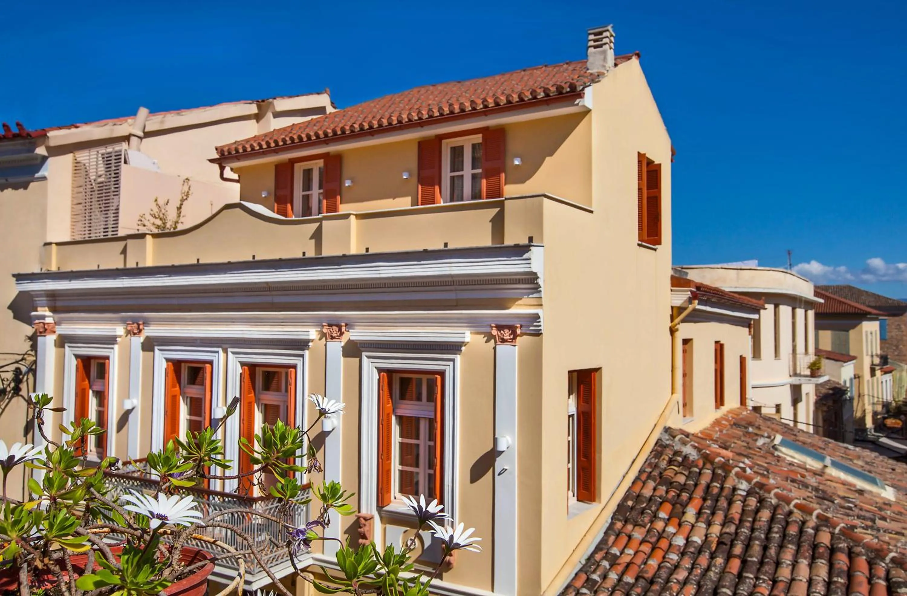 Facade/entrance in Aetoma Hotel