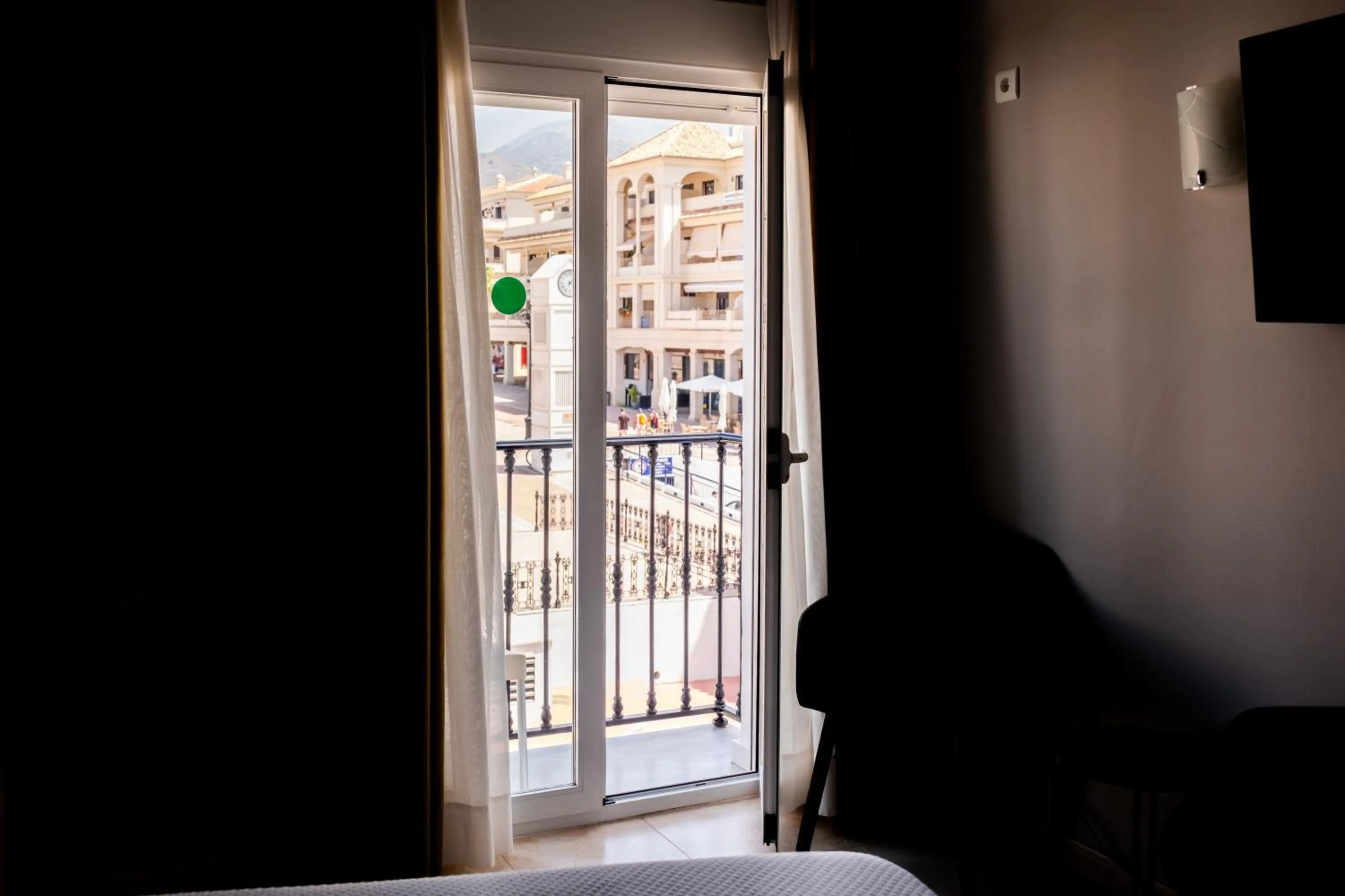 View (from property/room), Bed in Hotel Puerta del Mar - Adults Recommended