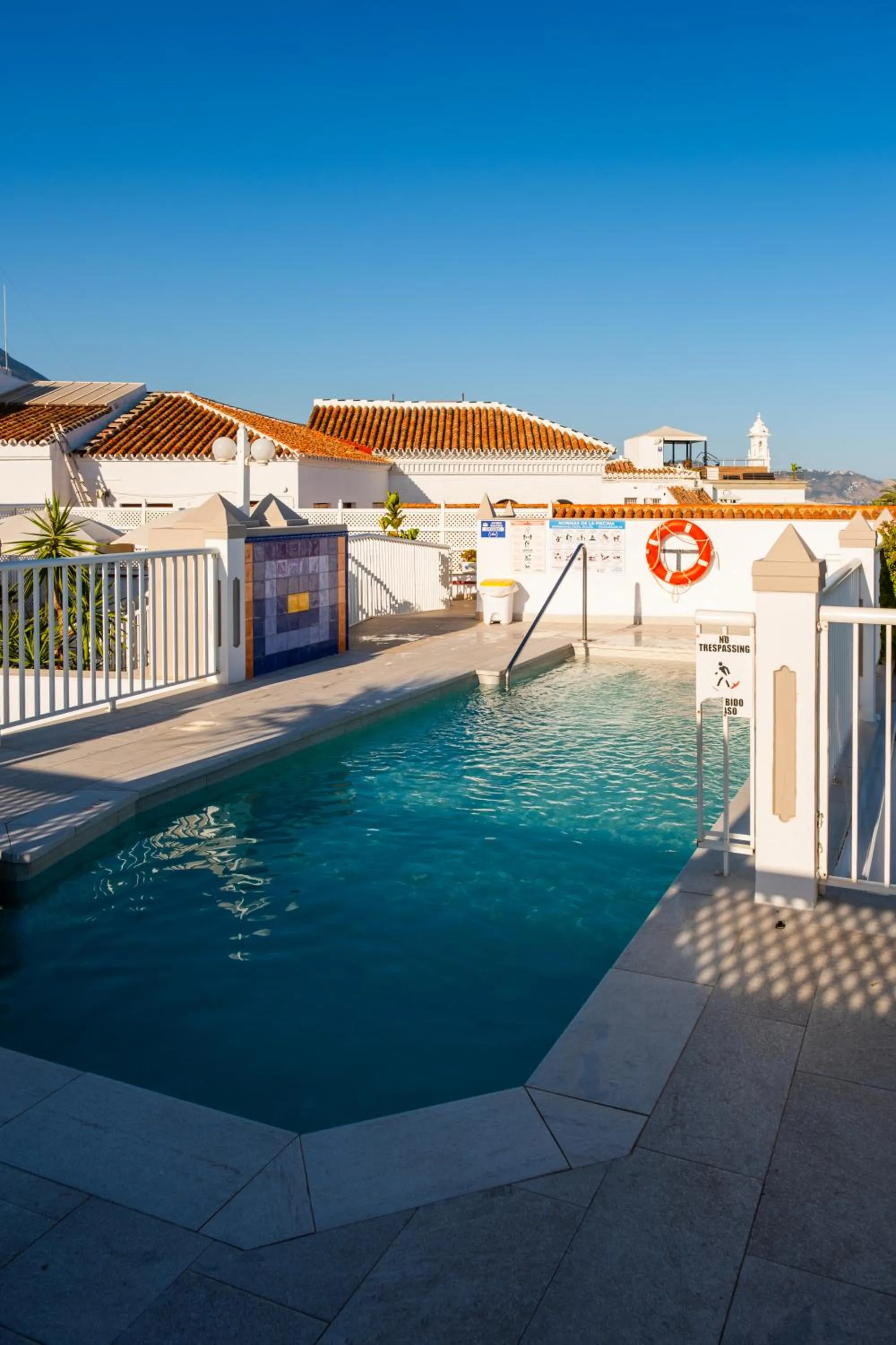 Pool view in Hotel Puerta del Mar - Adults Recommended