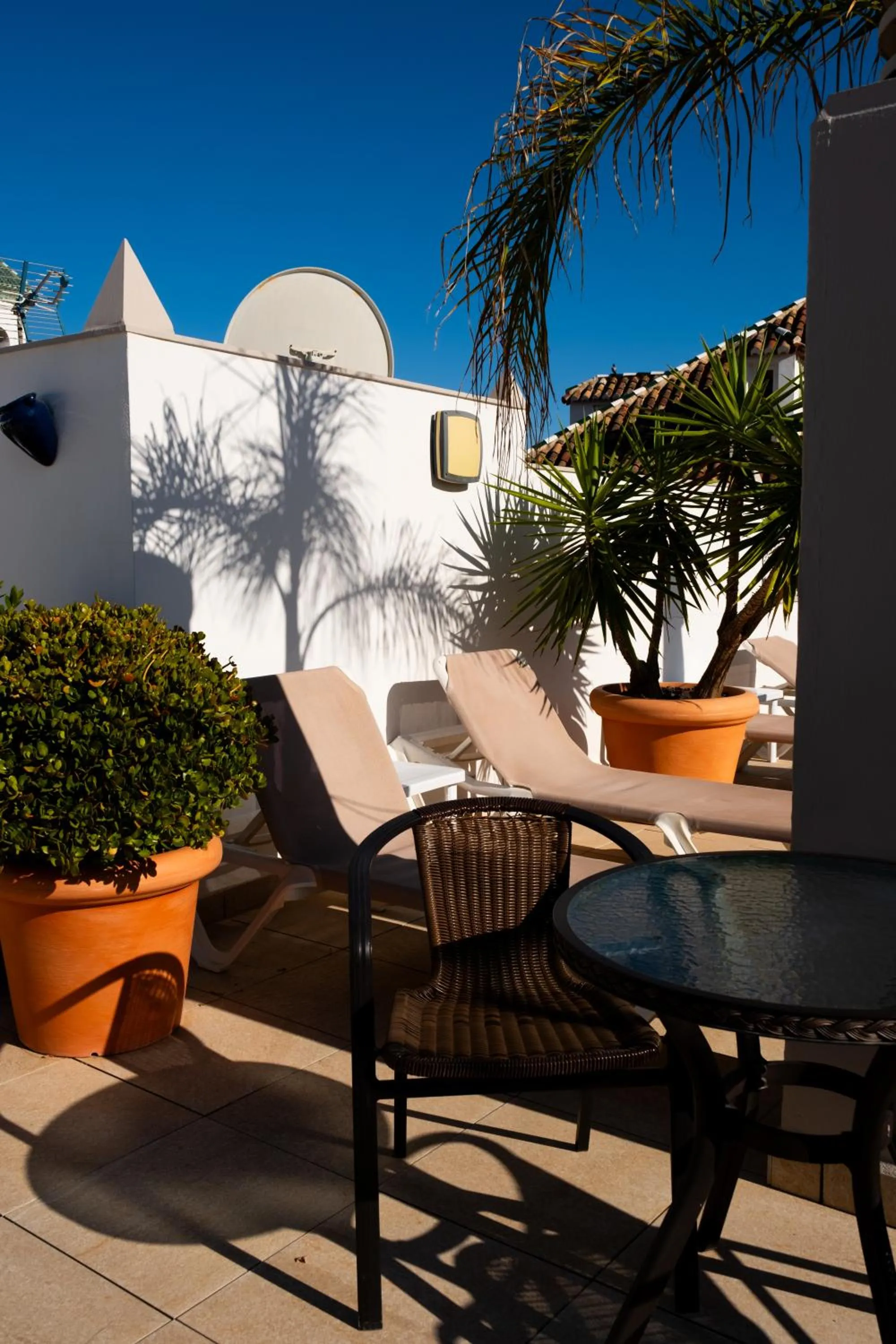 Balcony/Terrace in Hotel Puerta del Mar - Adults Recommended