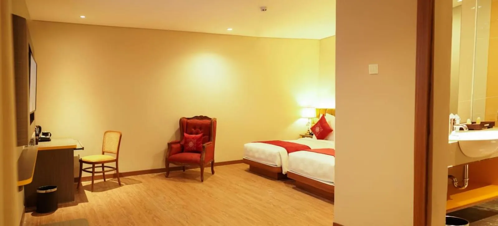 Bed in Ramada by Wyndham Yogyakarta