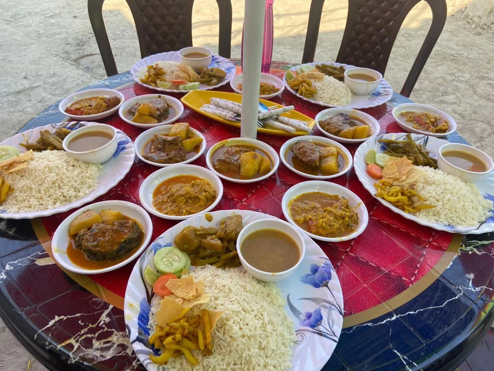 Lunch in Tapama Resort Bakkhali