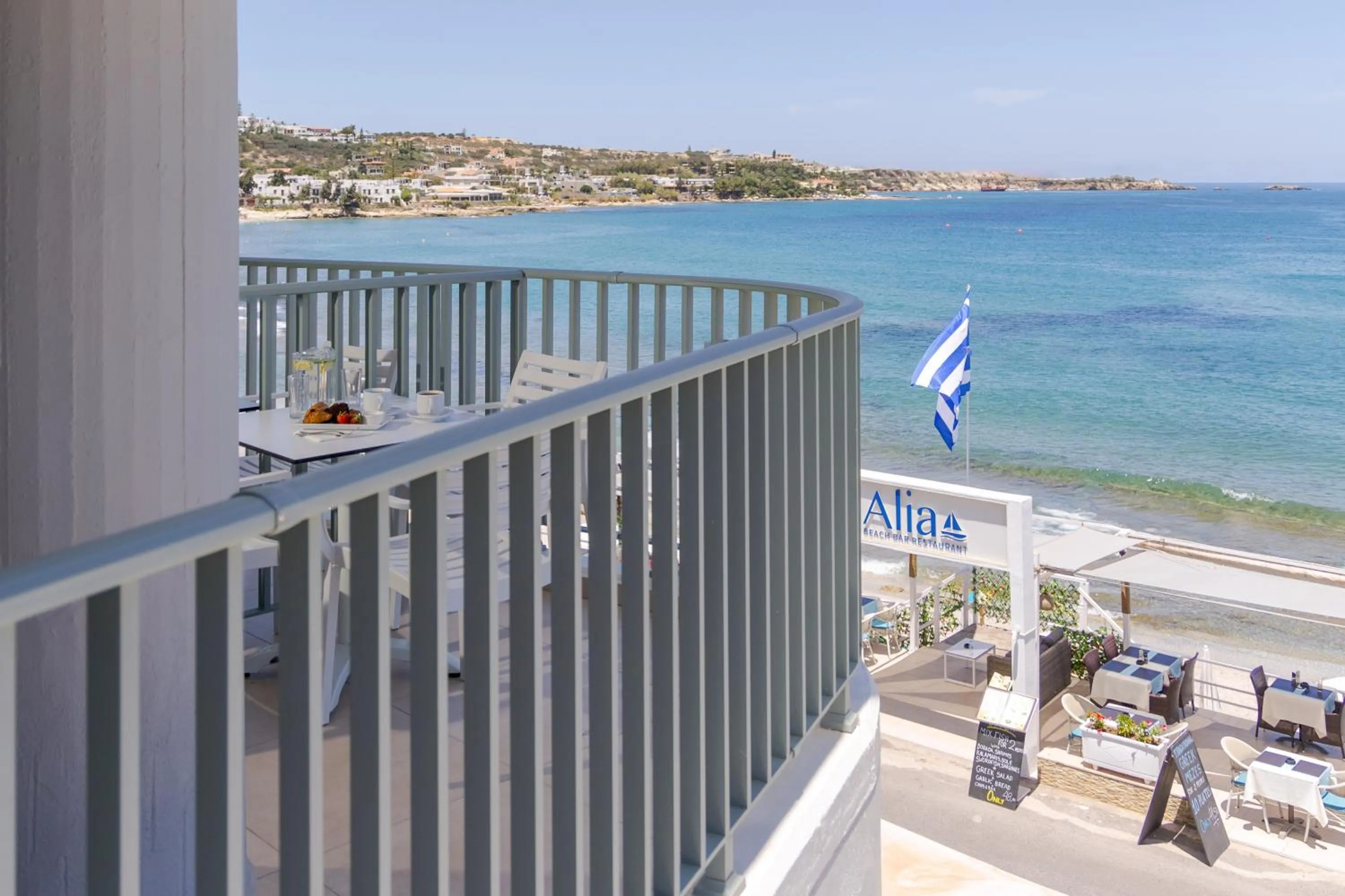 Balcony/Terrace in Alia Beach Hotel by Estia