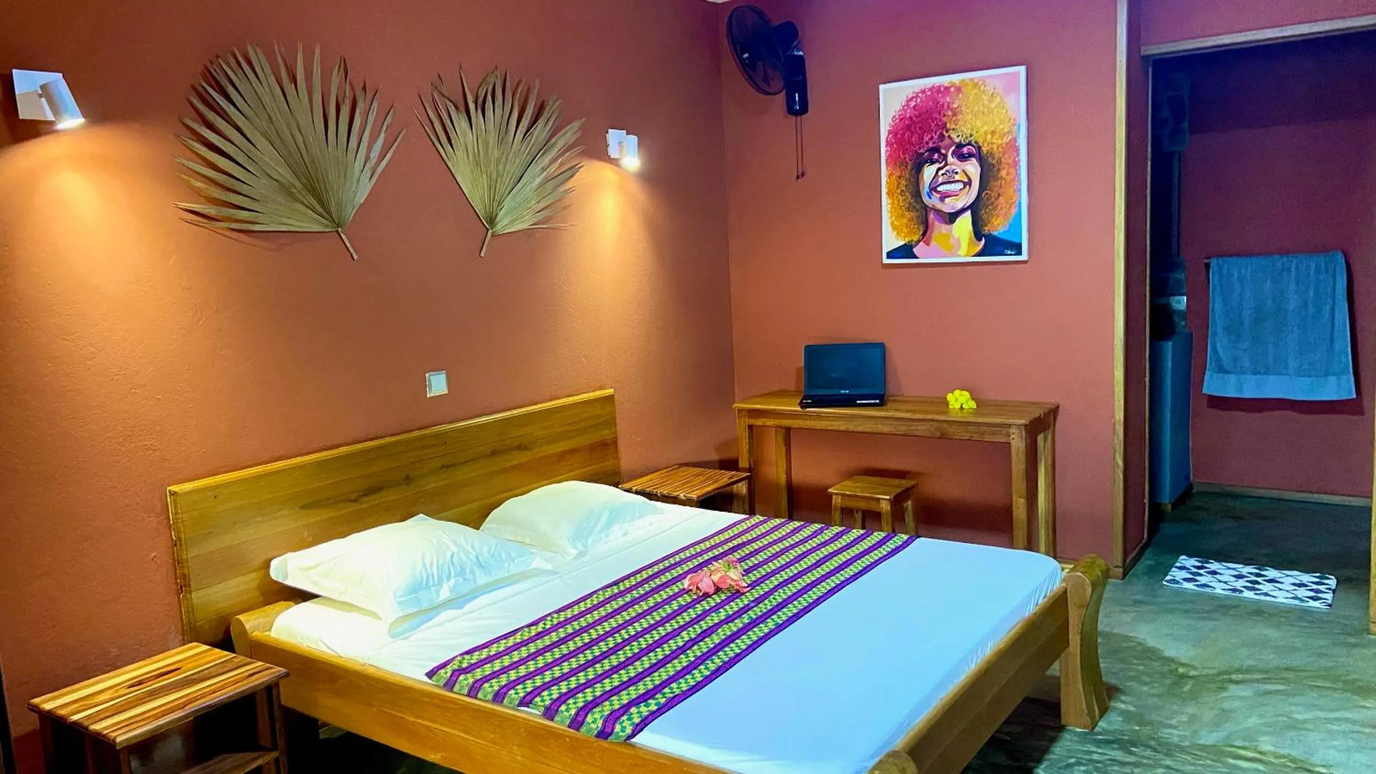 Bed in VERONIKA Resort Nosy Komba