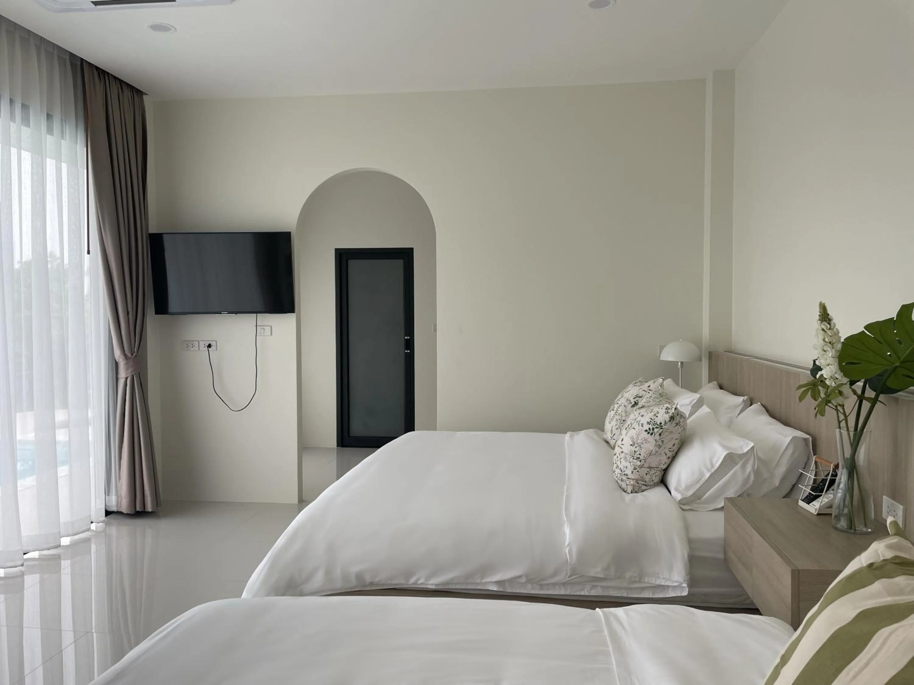 Bed in Karisma Private Villa Pattaya