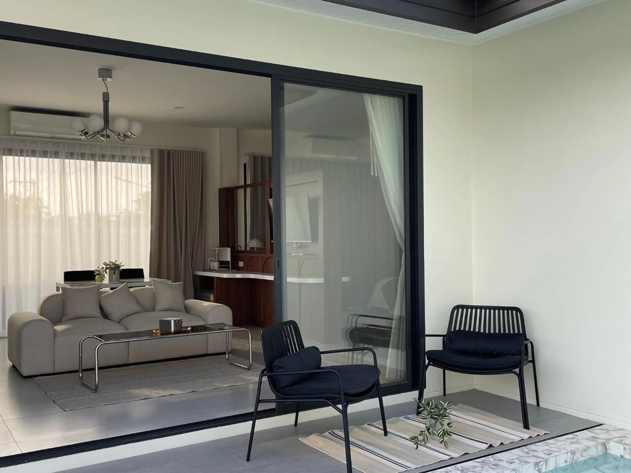 Seating area in Karisma Private Villa Pattaya