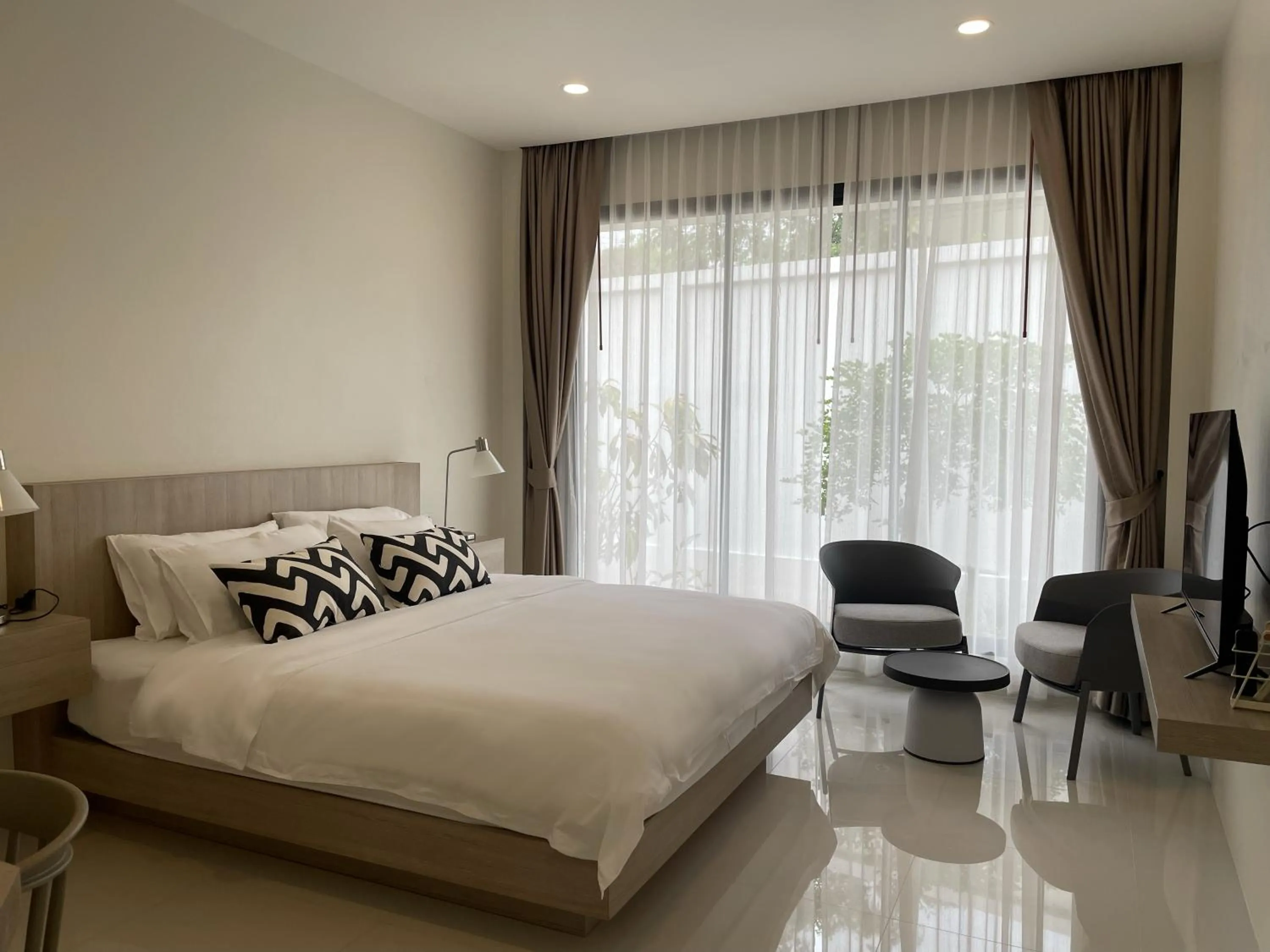 Bed in Karisma Private Villa Pattaya