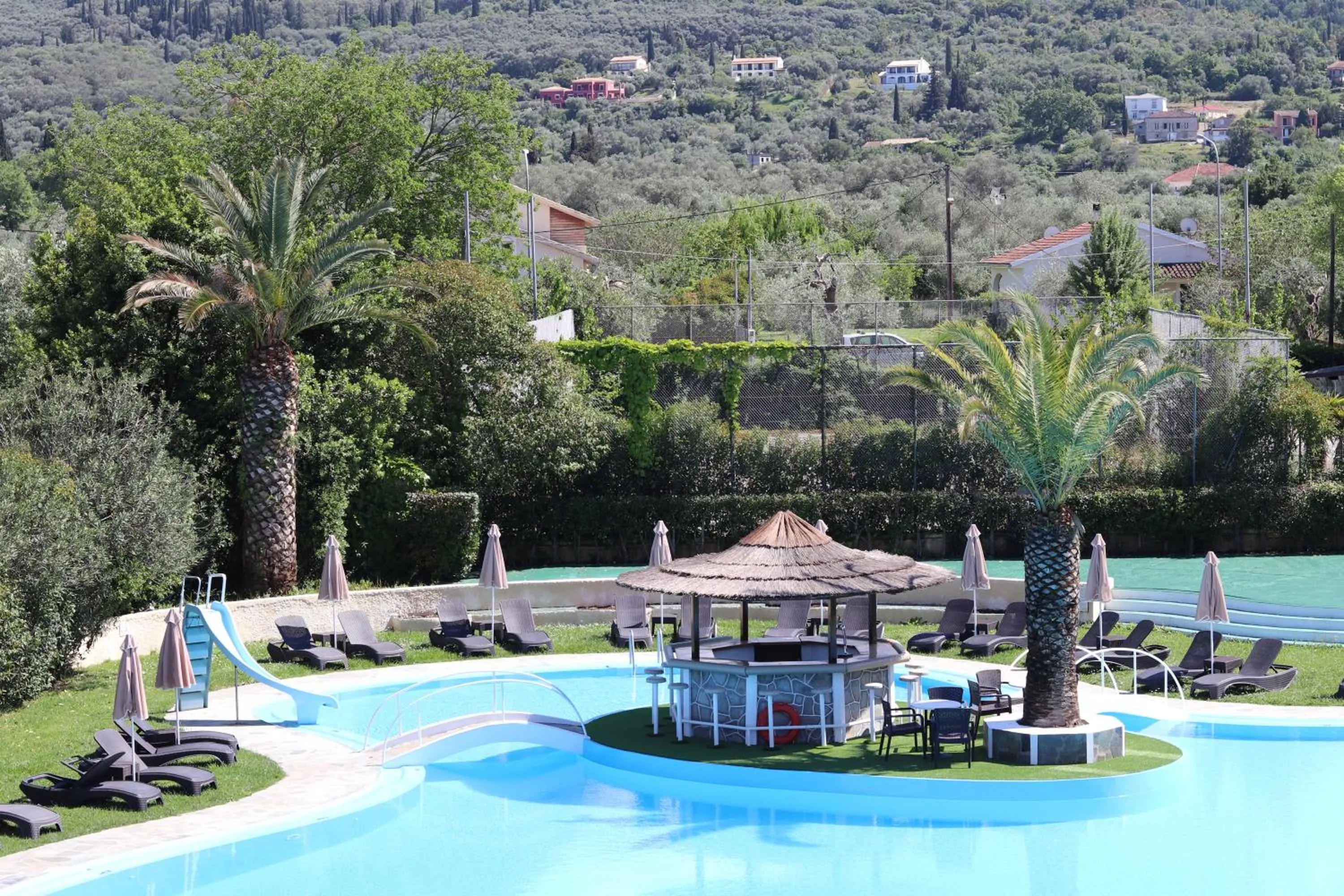 Pool view in Pegasus Hotel
