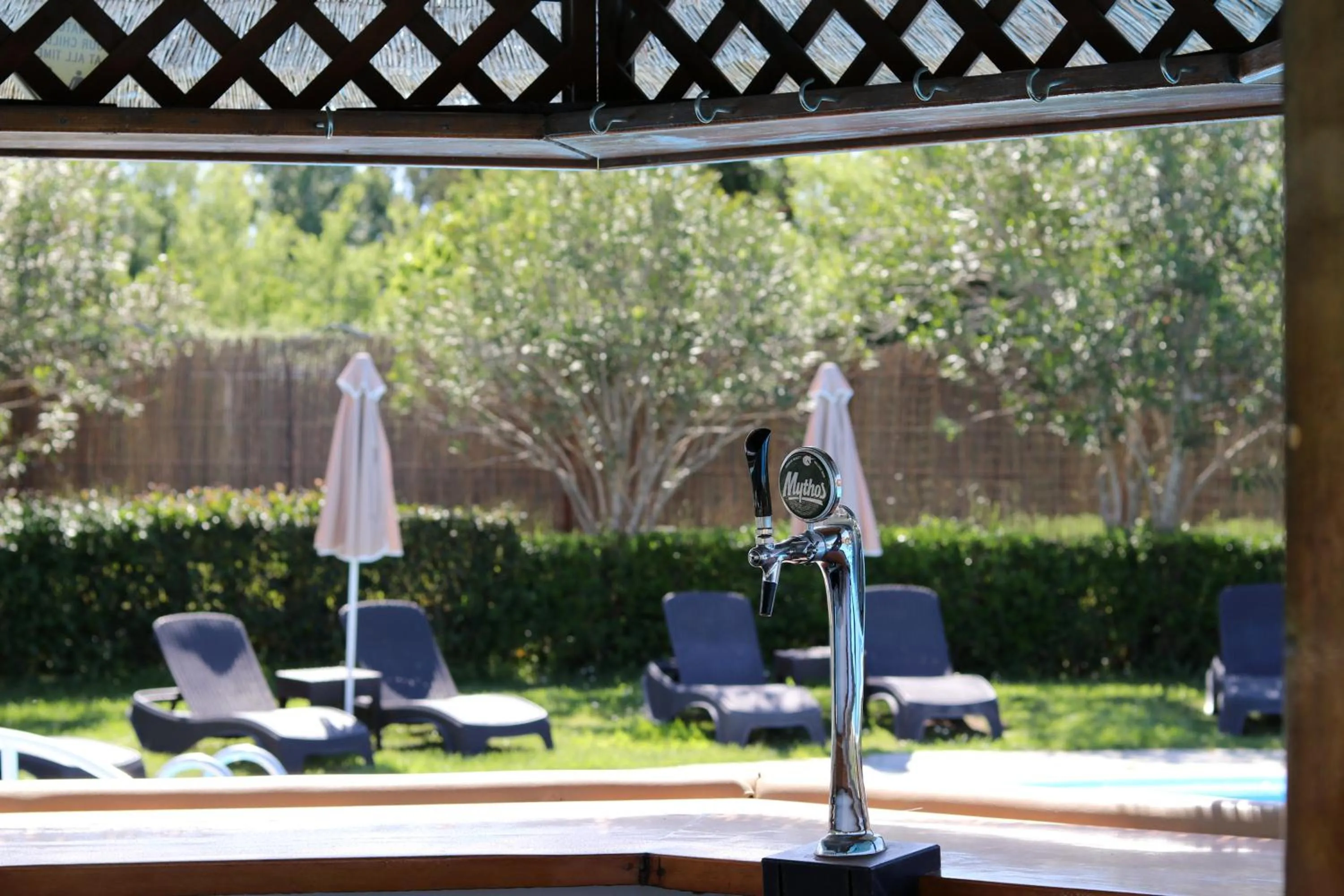 Patio in Pegasus Hotel