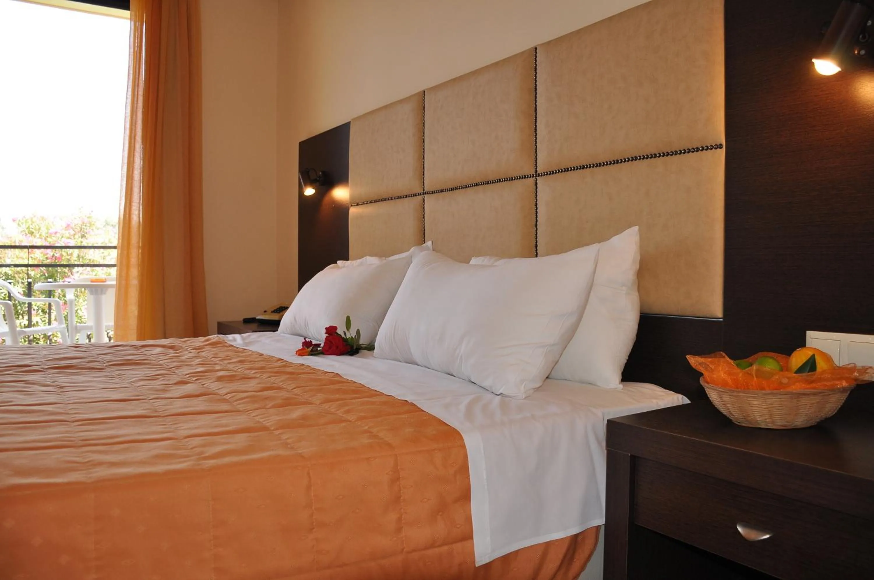 Bed in Pegasus Hotel