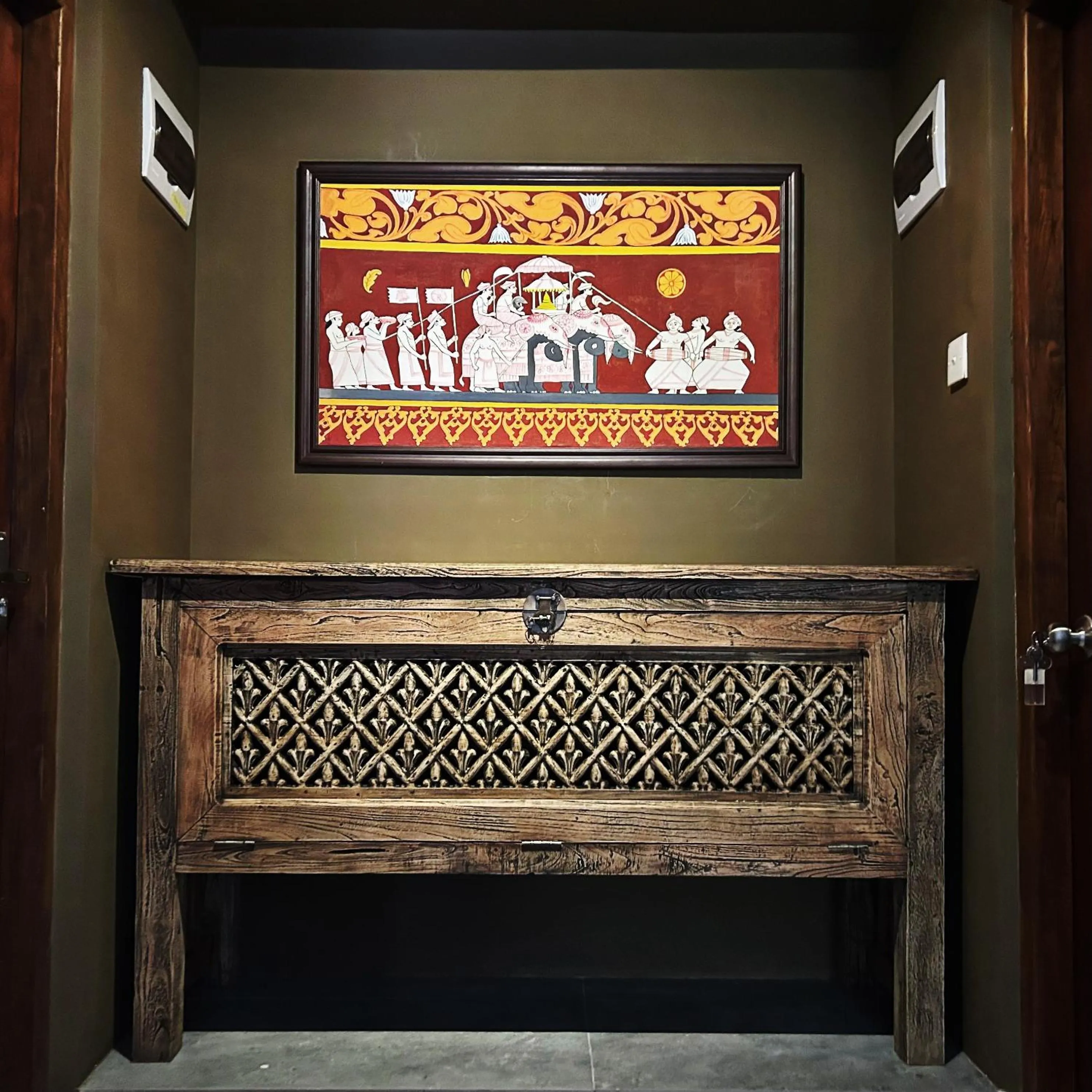 Decorative detail in Cliveland Residence