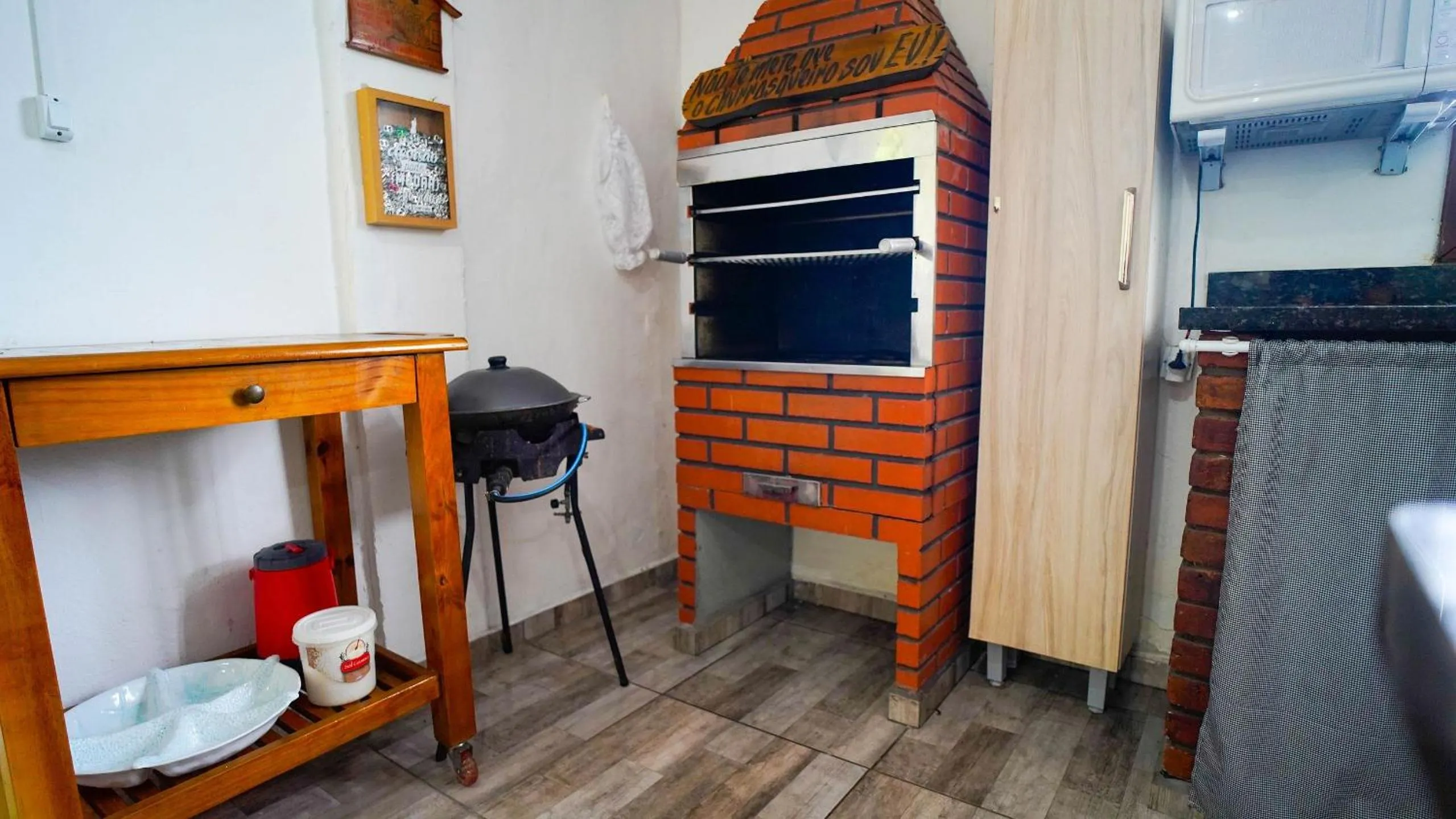 BBQ facilities in Vista deslumbrante da Praia de São Miguel | Penha