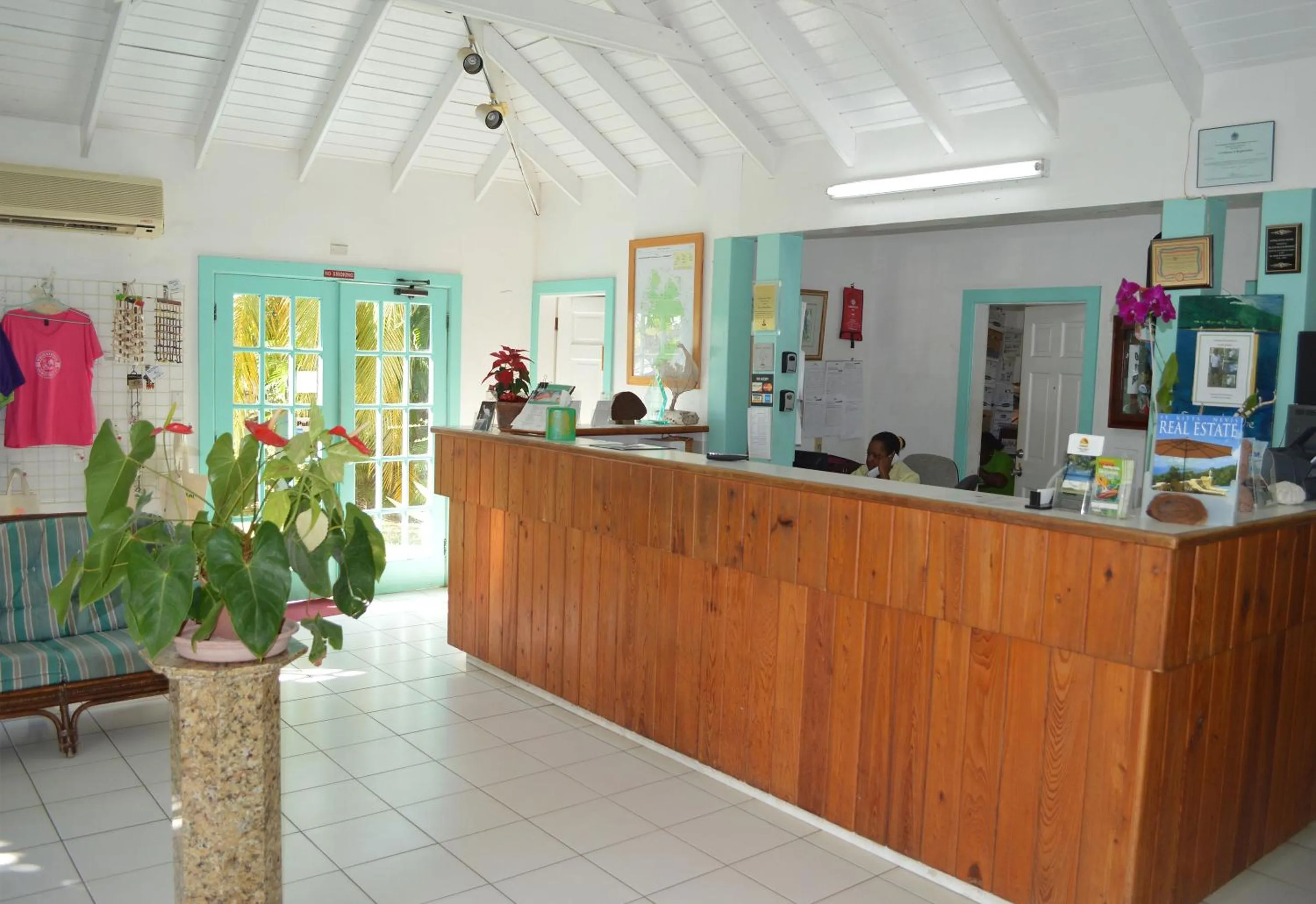 Lobby or reception in Oualie Beach Resort