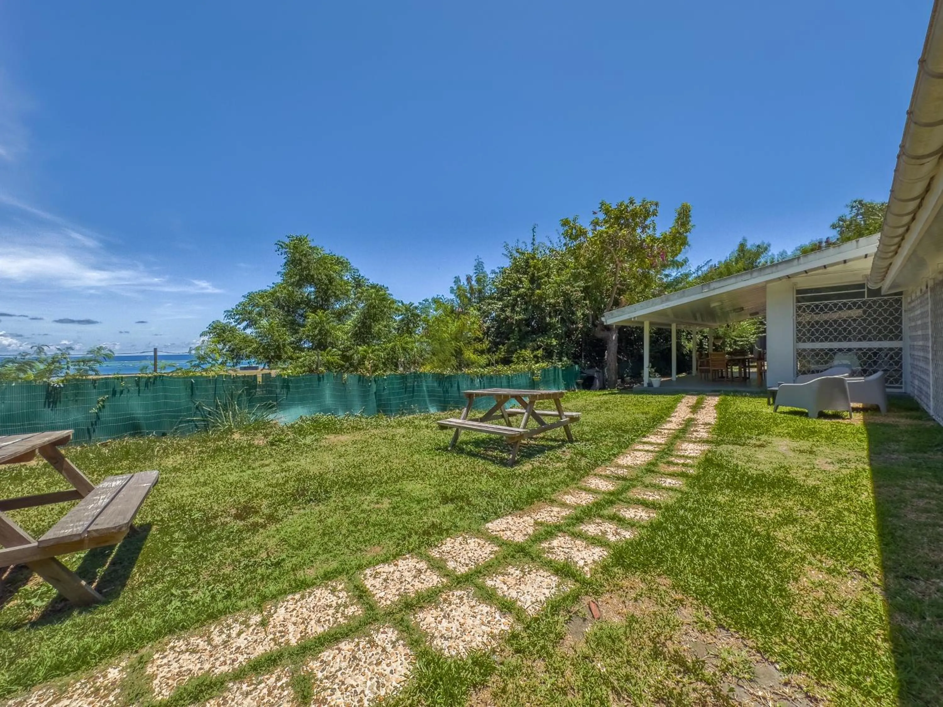 Garden in Temana Airport Faa'a,Tahiti