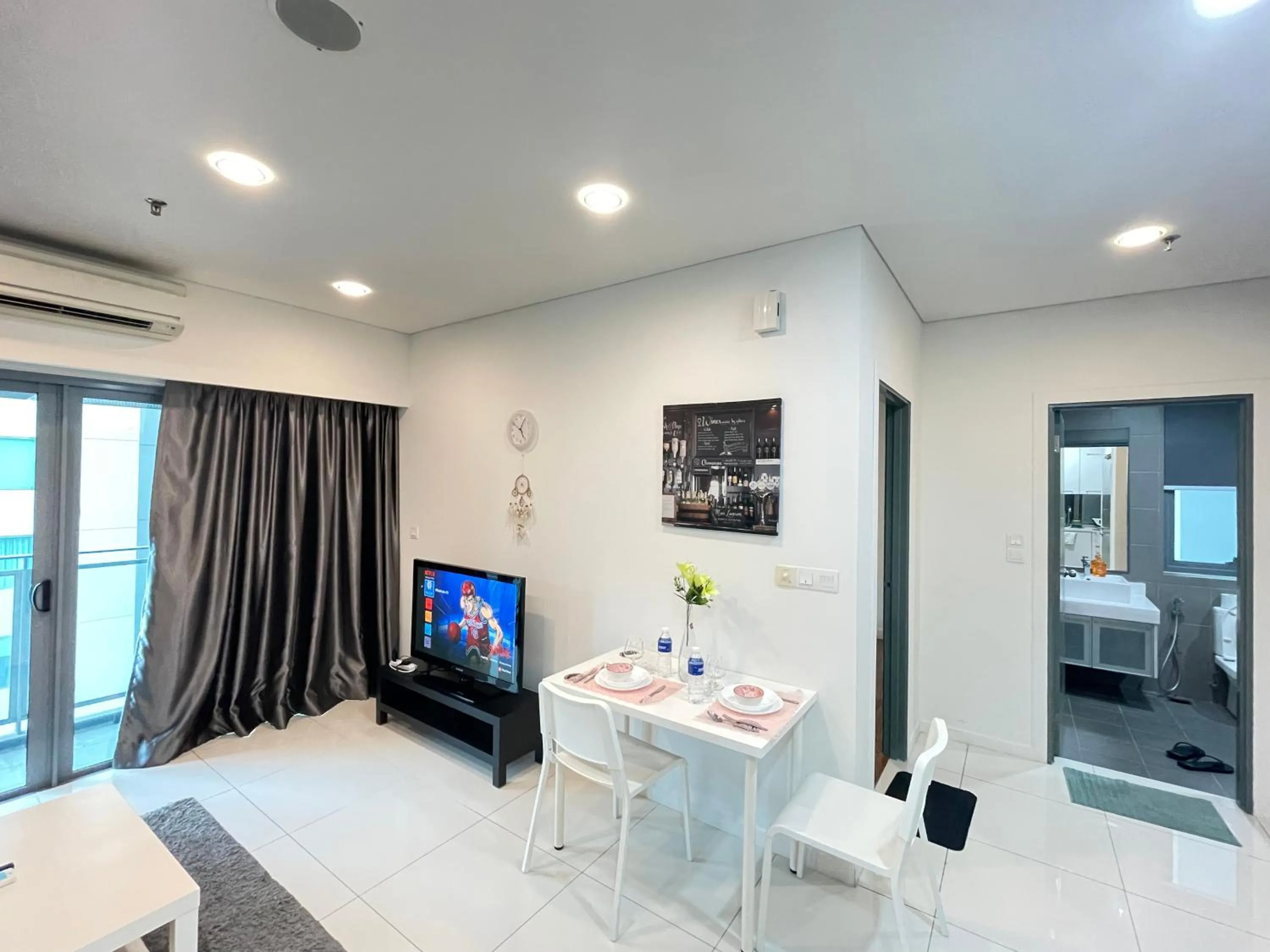 Living room, Bed in Mercu Summer Suite KLCC by Minshuku