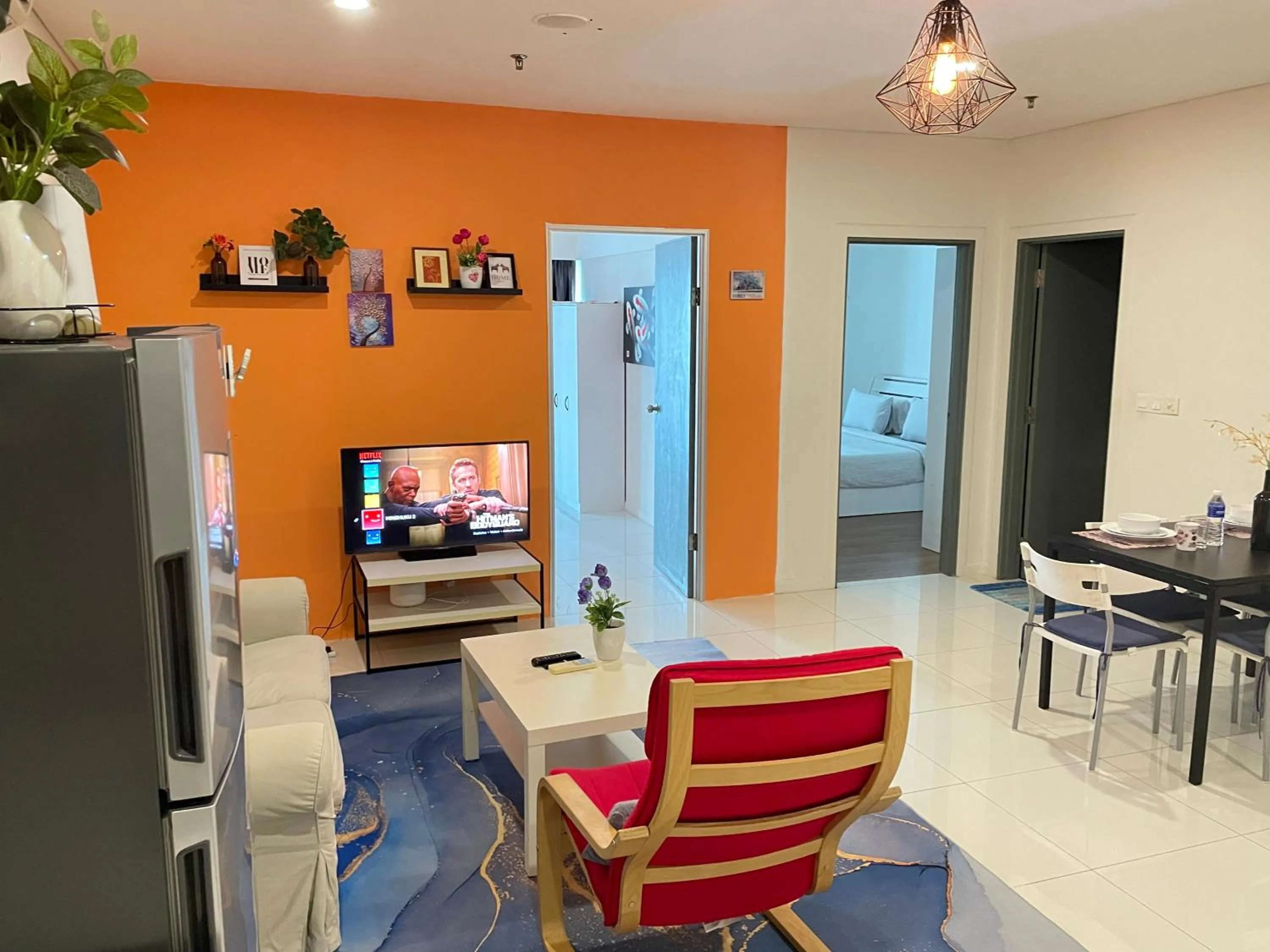 Seating area in Mercu Summer Suite KLCC by Minshuku