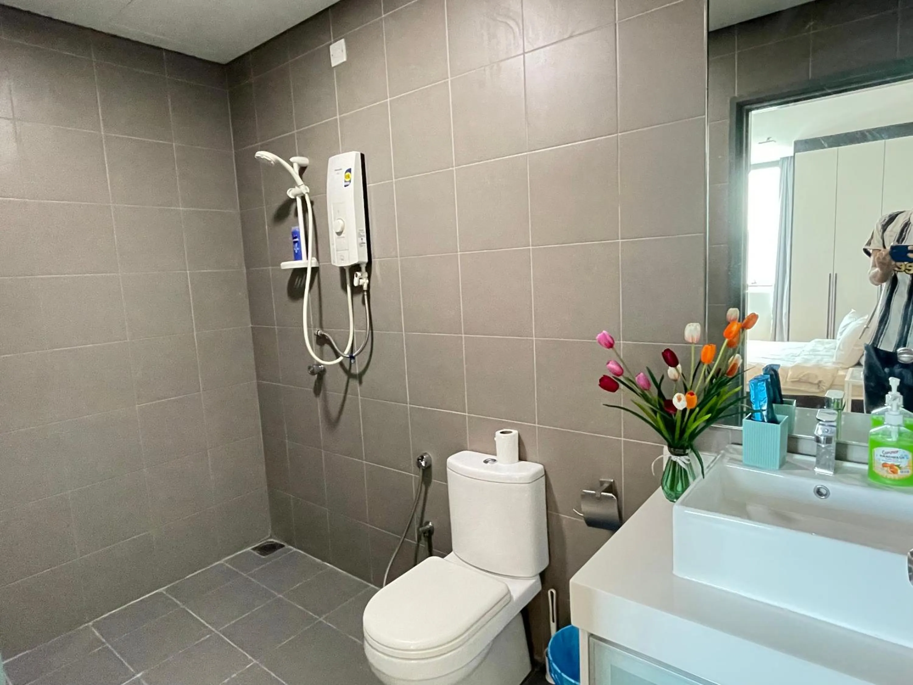 Shower in Mercu Summer Suite KLCC by Minshuku