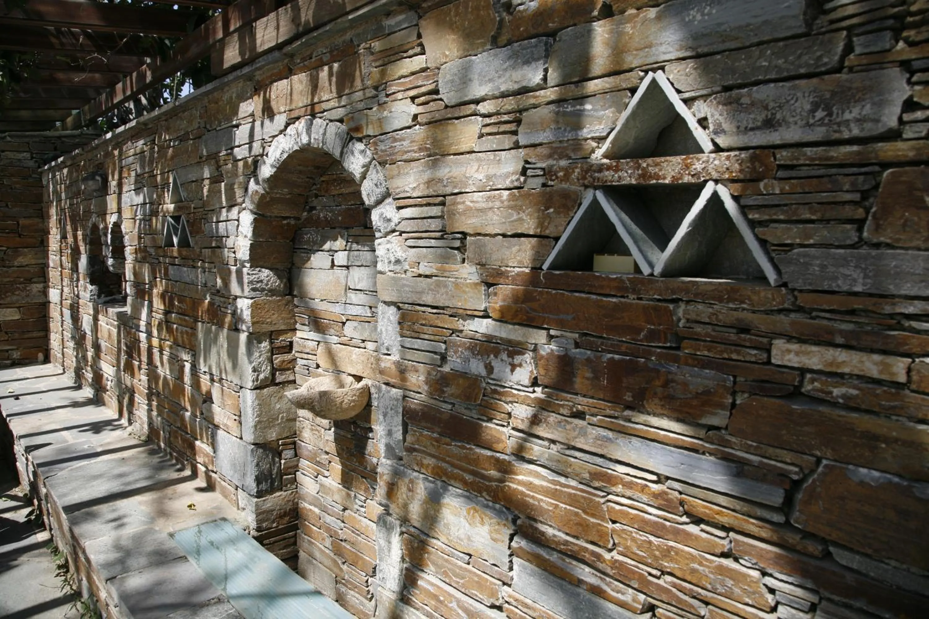 Garden in Gikas Apartments Triple Studio Sea View B7