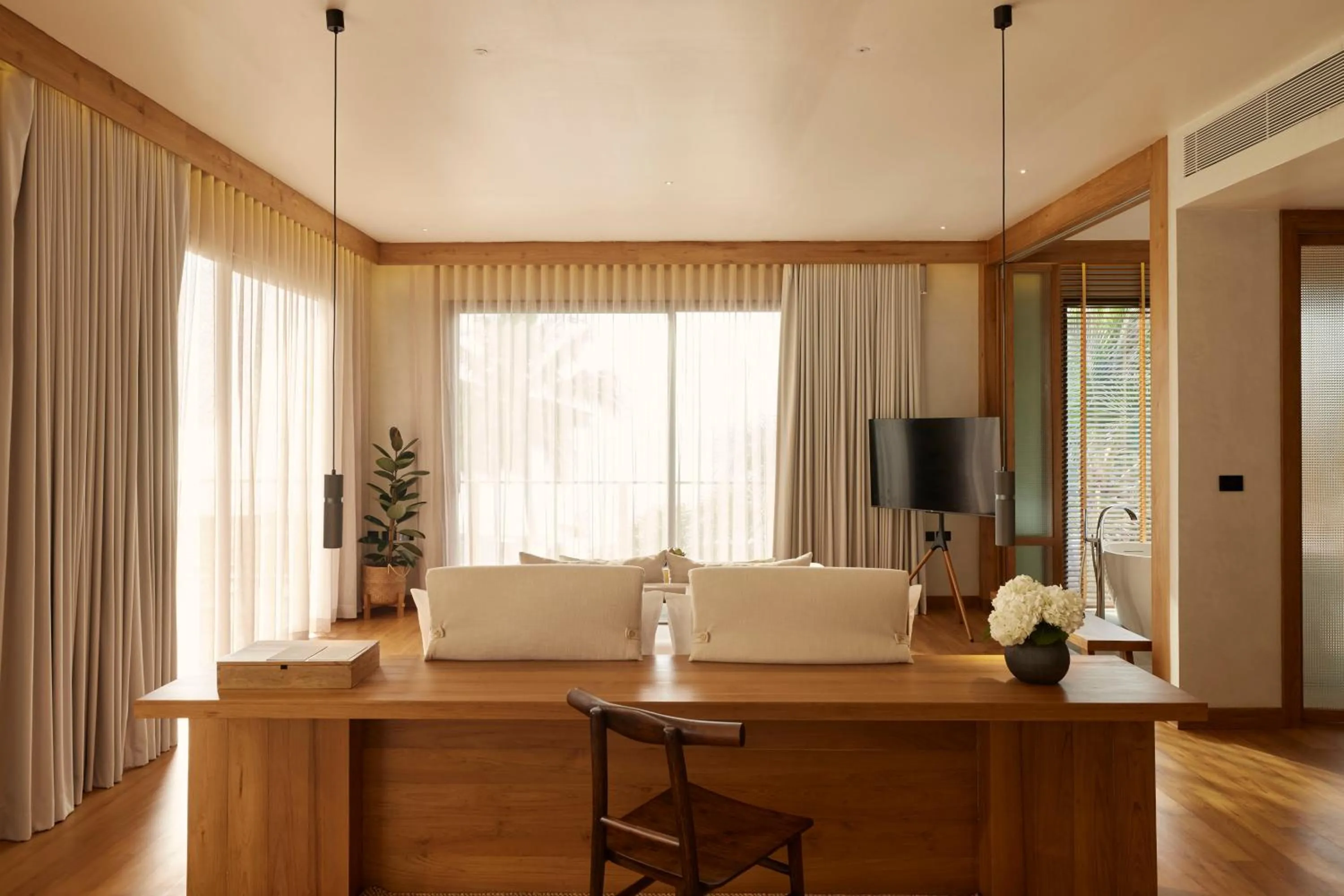 Bed in The Retreat Koh Chang, an SLH Hotel