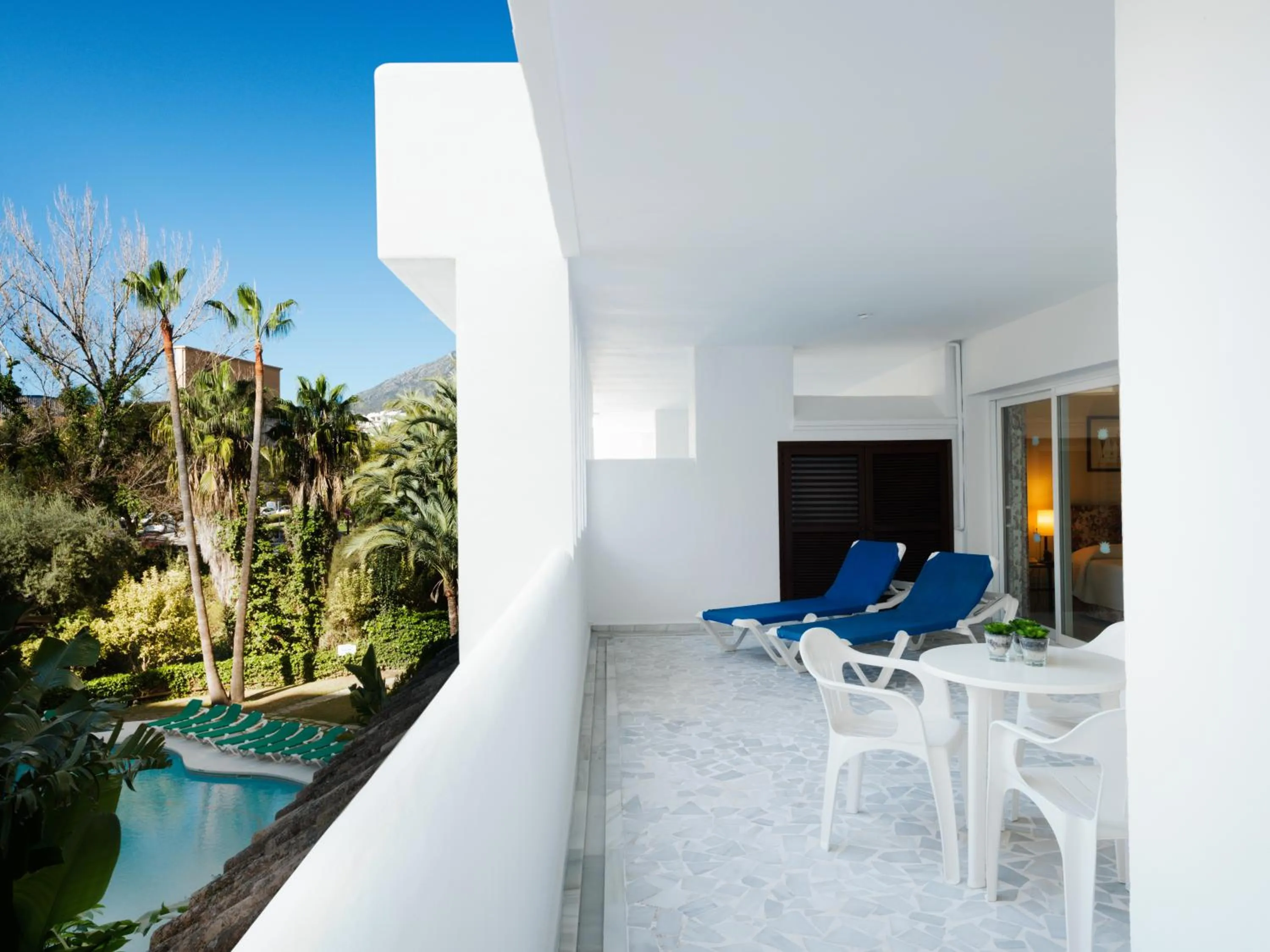 Balcony/Terrace in Aparthotel Monarque Sultán