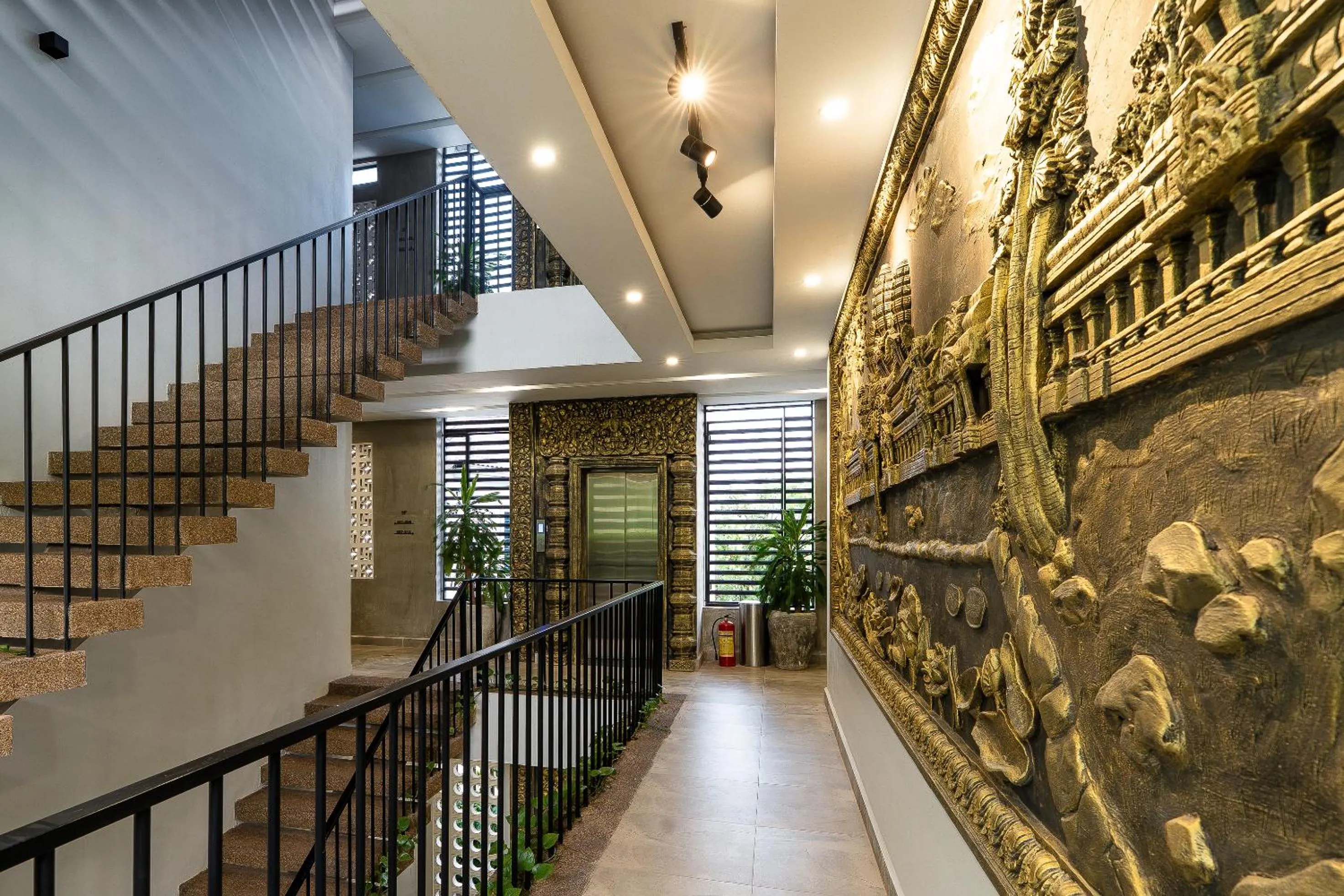 Floor plan in Rainforest Hotel by NSUN