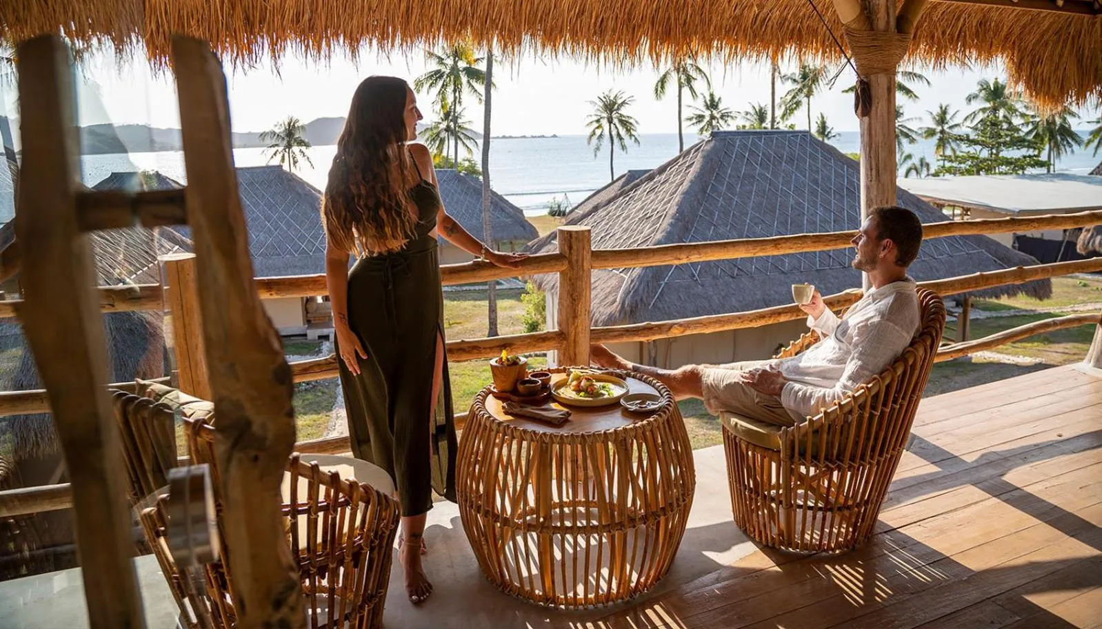 Balcony/Terrace in Bleu MATHIS Gili Asahan