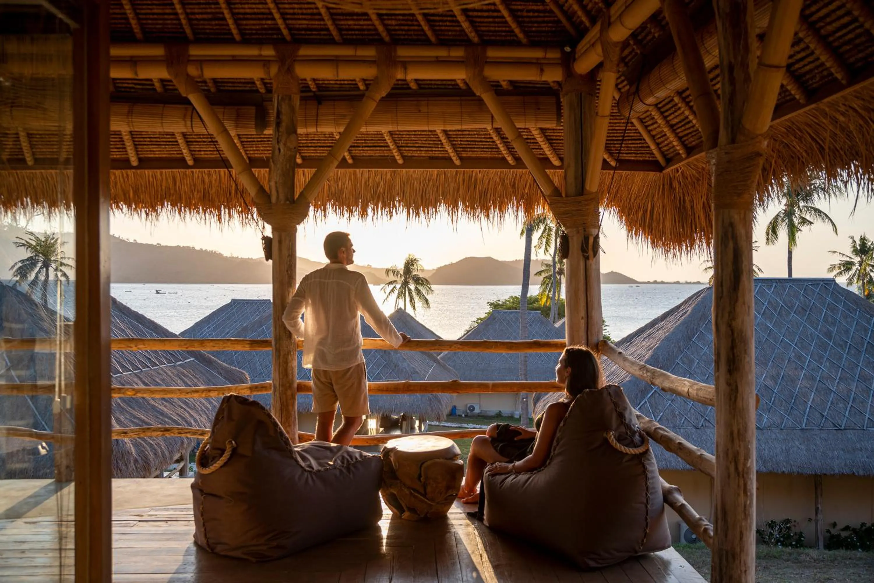 Balcony/Terrace in Bleu MATHIS Gili Asahan