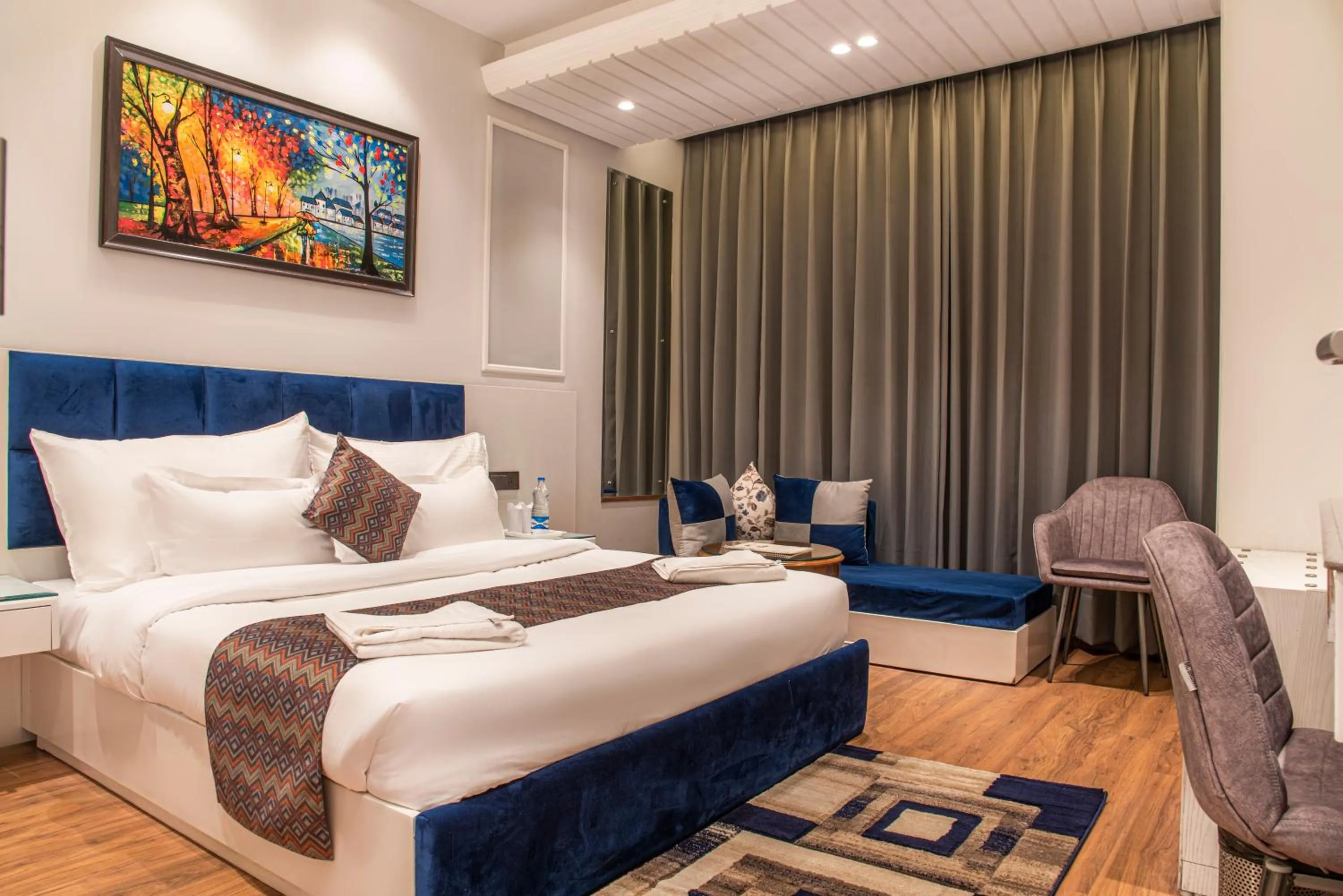 Bedroom, Bed in AnantVilas Shimla Hills