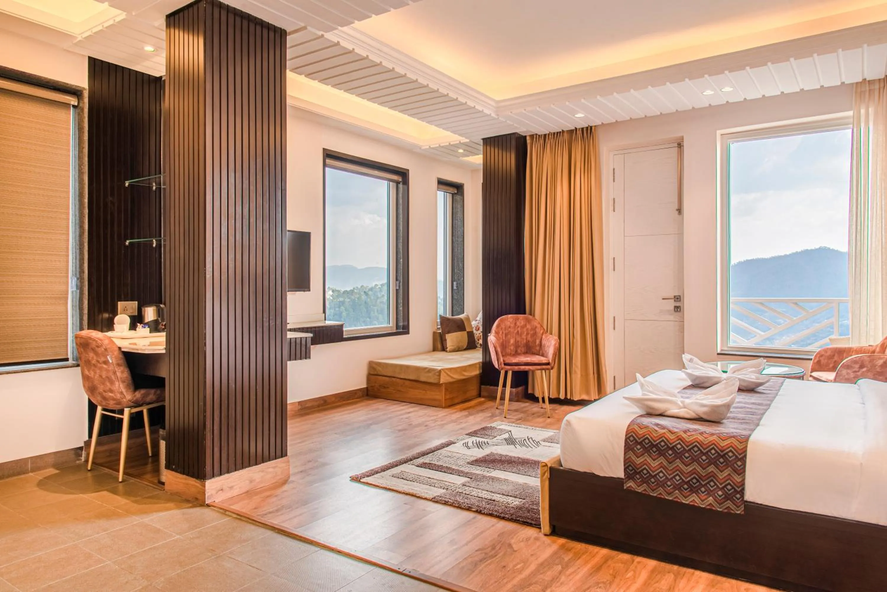 View (from property/room), Bed in AnantVilas Shimla Hills