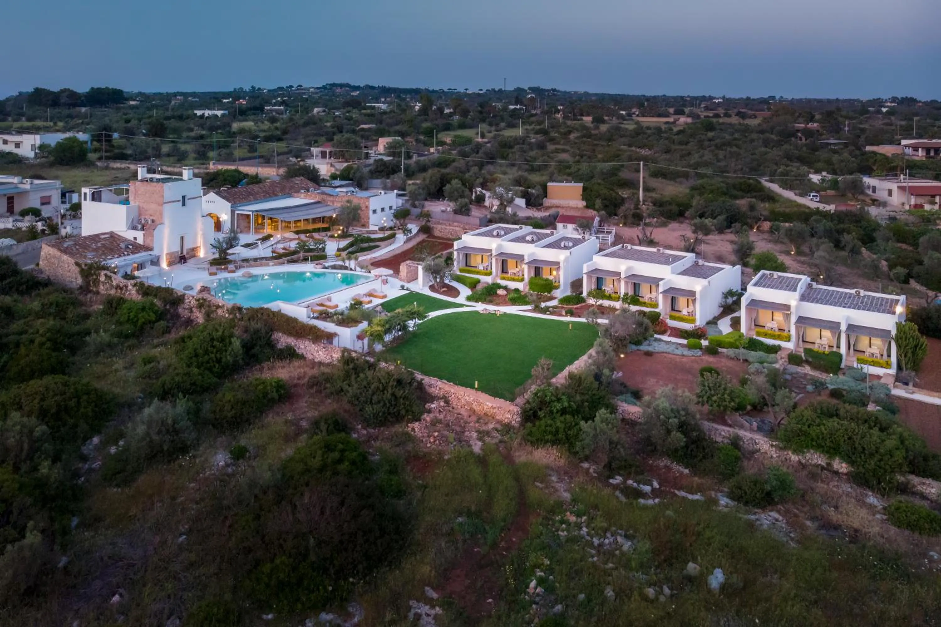 Natural landscape in Masseria Samenti