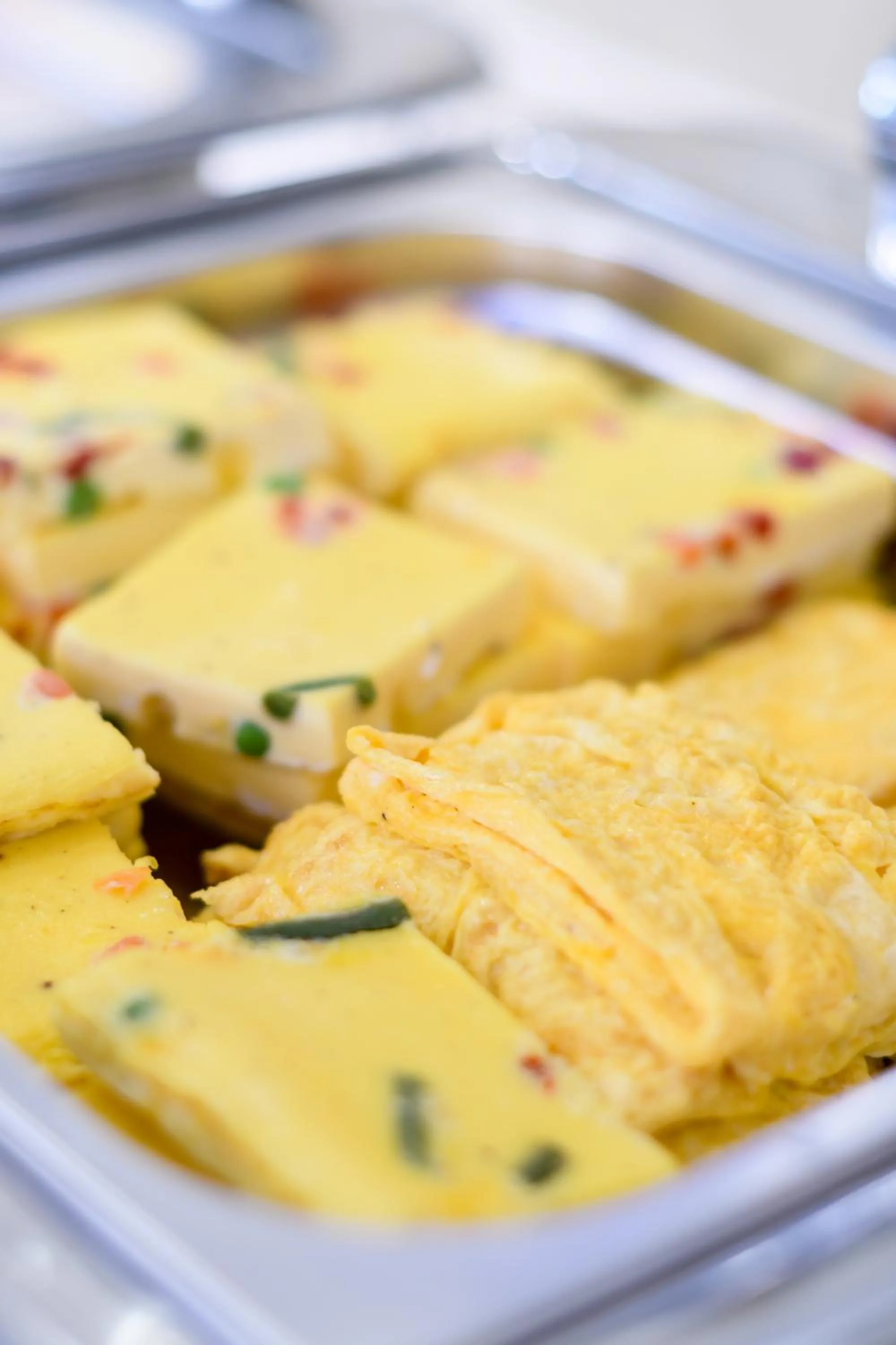 American breakfast in Daedalus Hotel