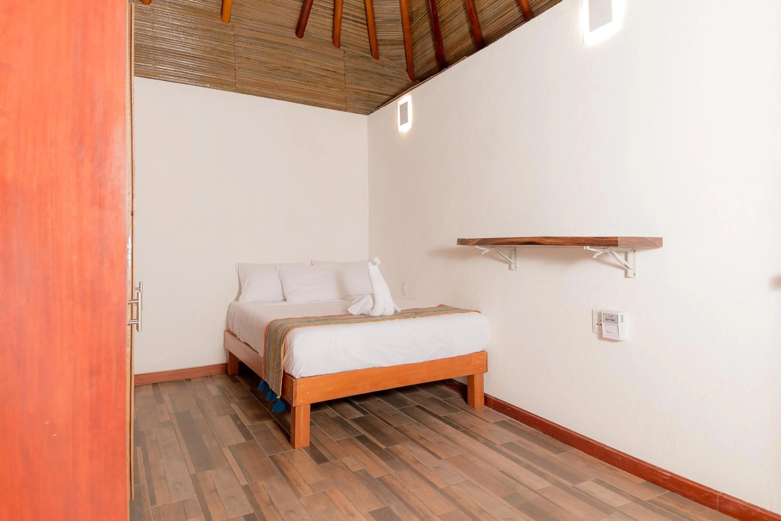 Bed in Hotel Axolotl