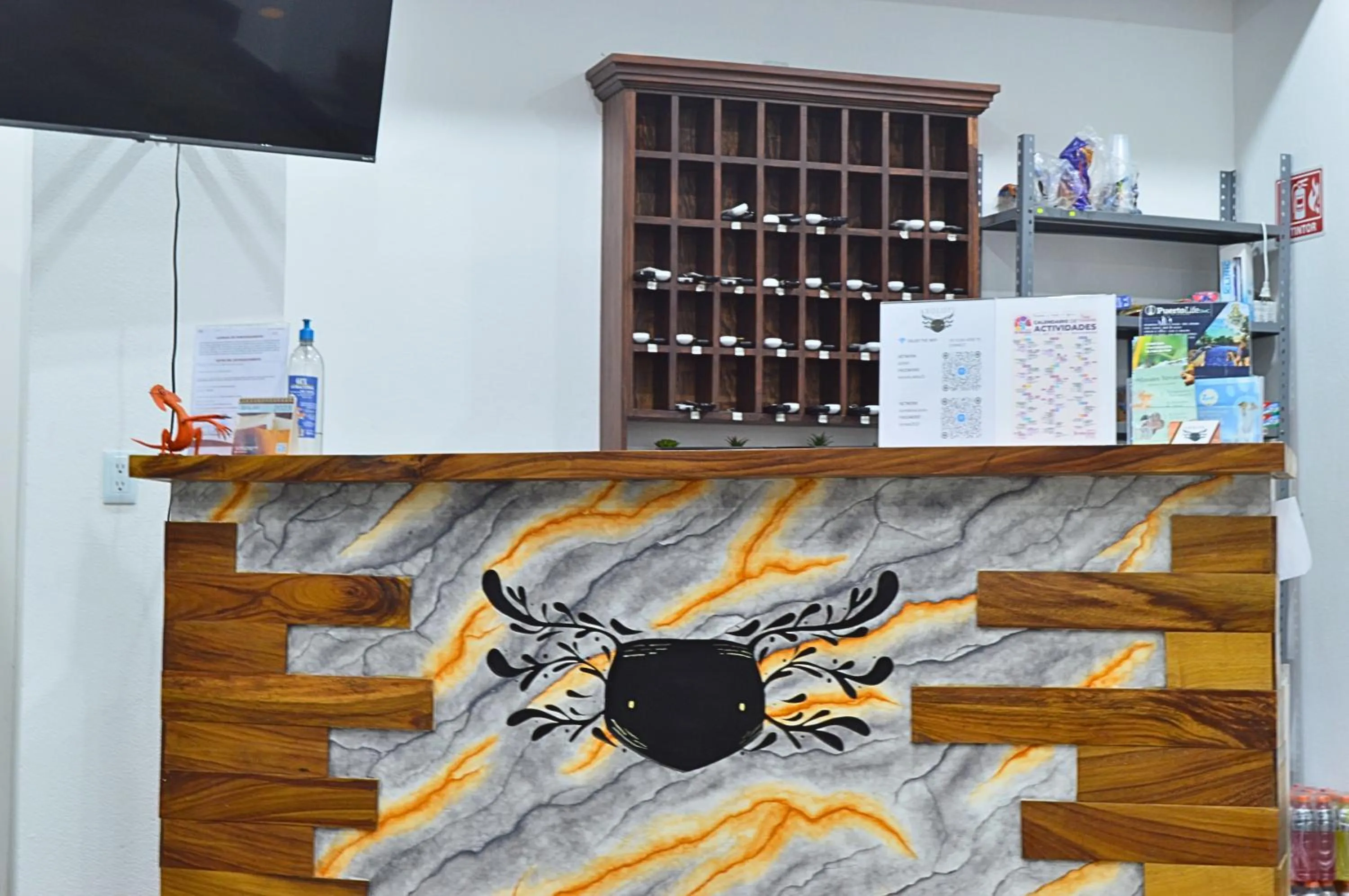 Lobby or reception in Hotel Axolotl