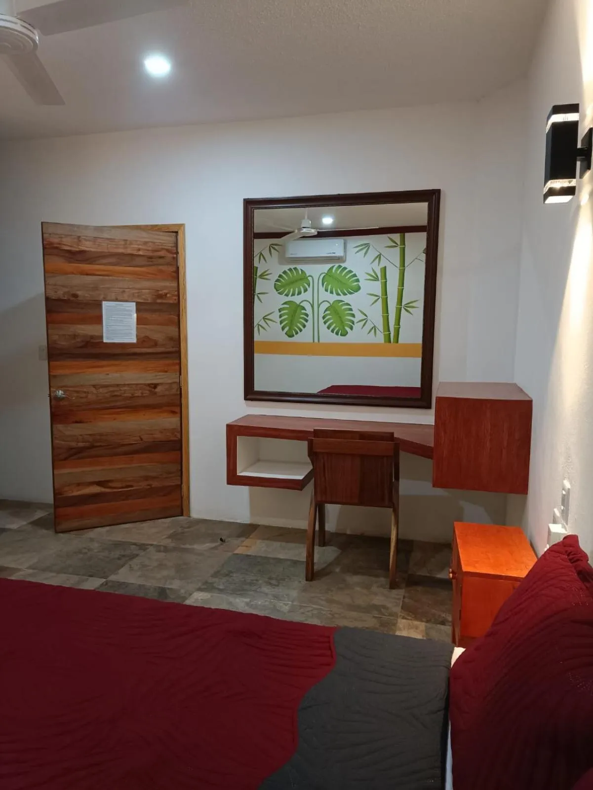 Bed in Hotel Axolotl