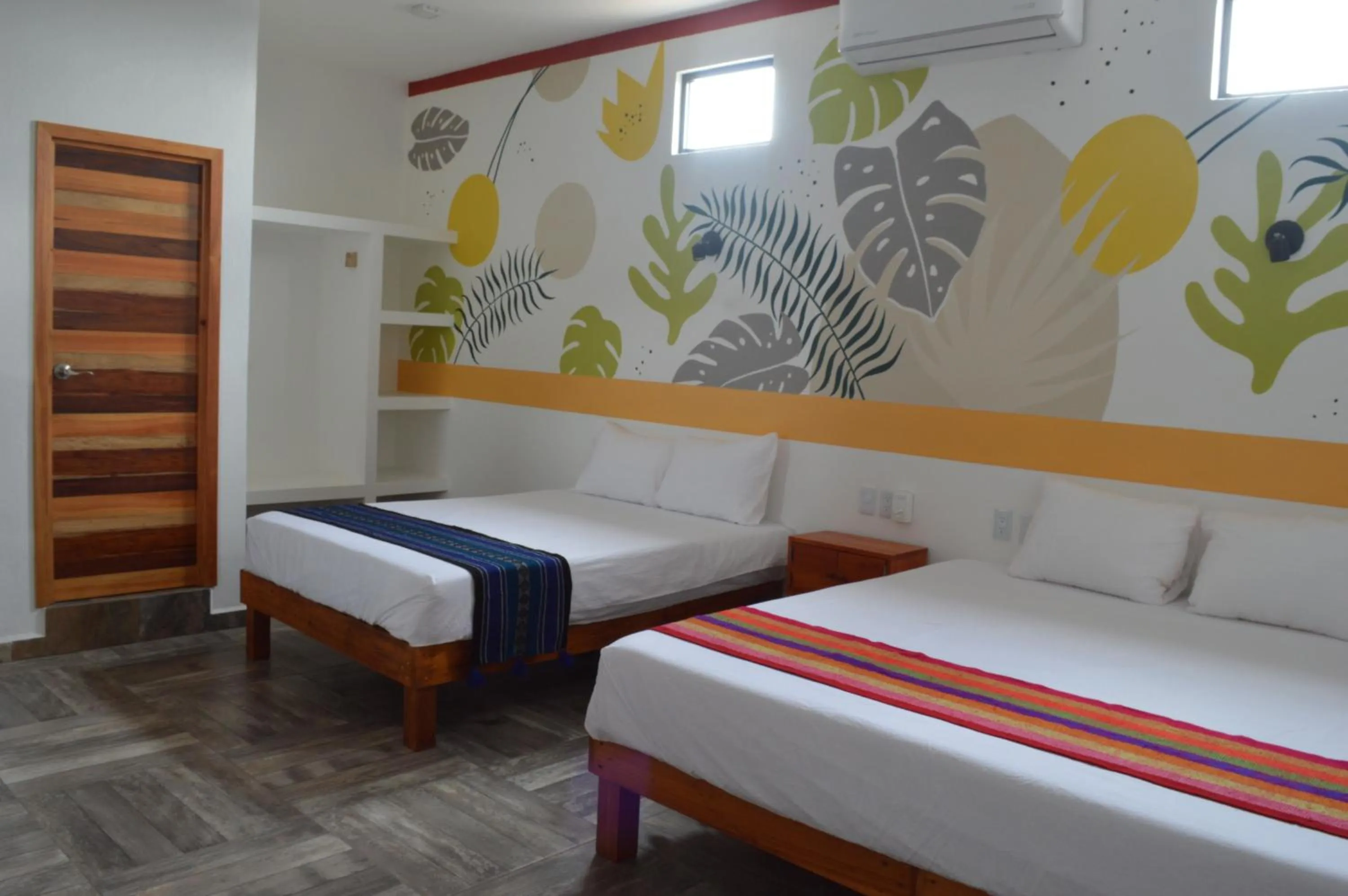 Bed in Hotel Axolotl