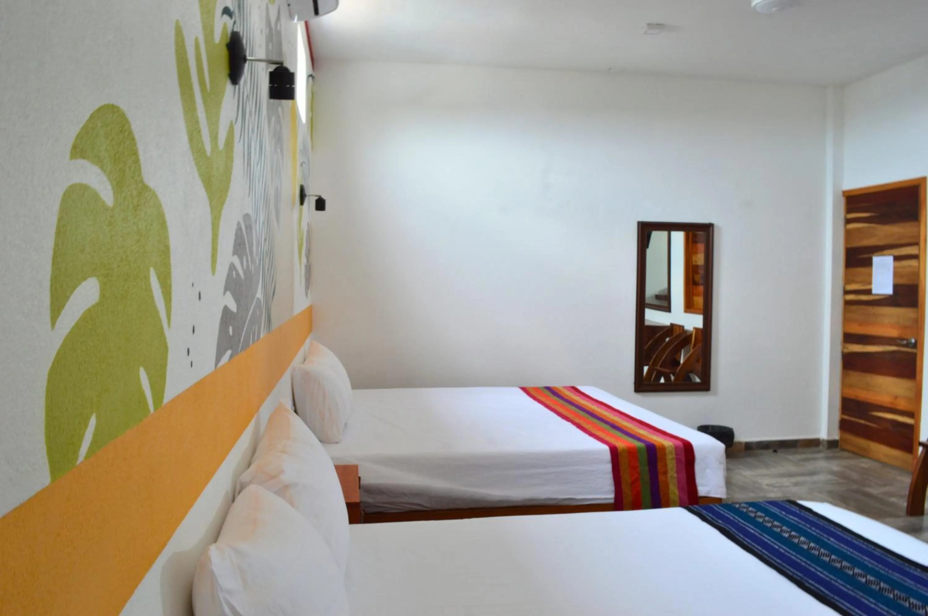 Bed in Hotel Axolotl