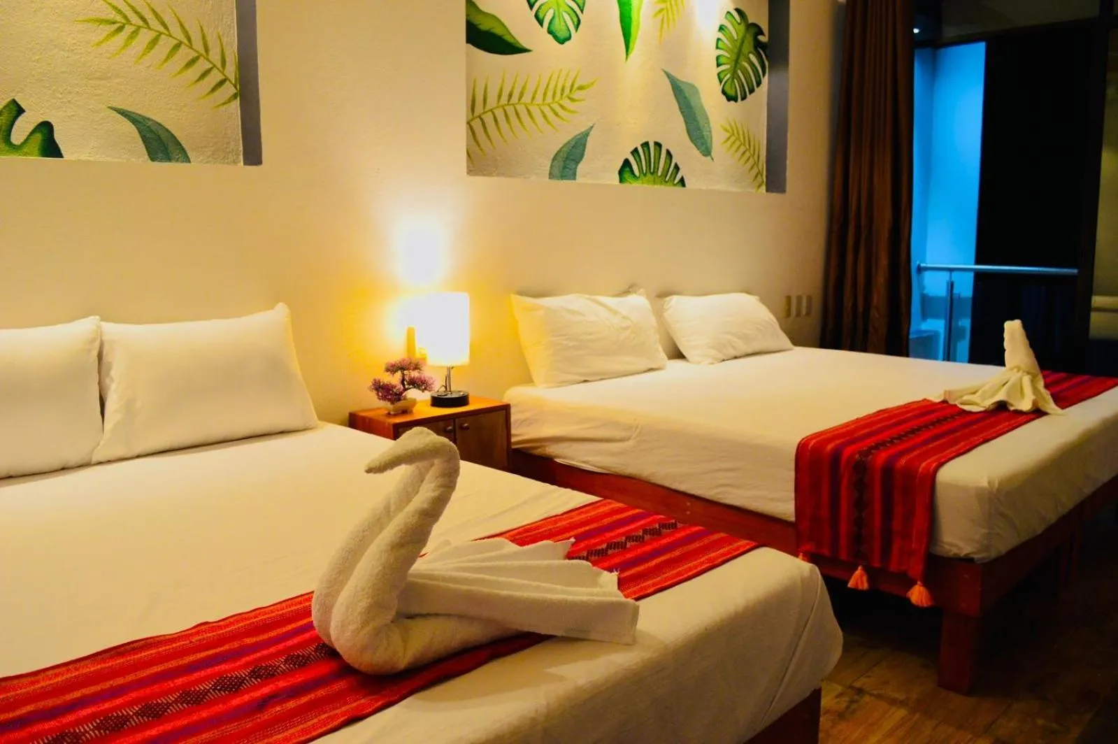 Bed in Hotel Axolotl