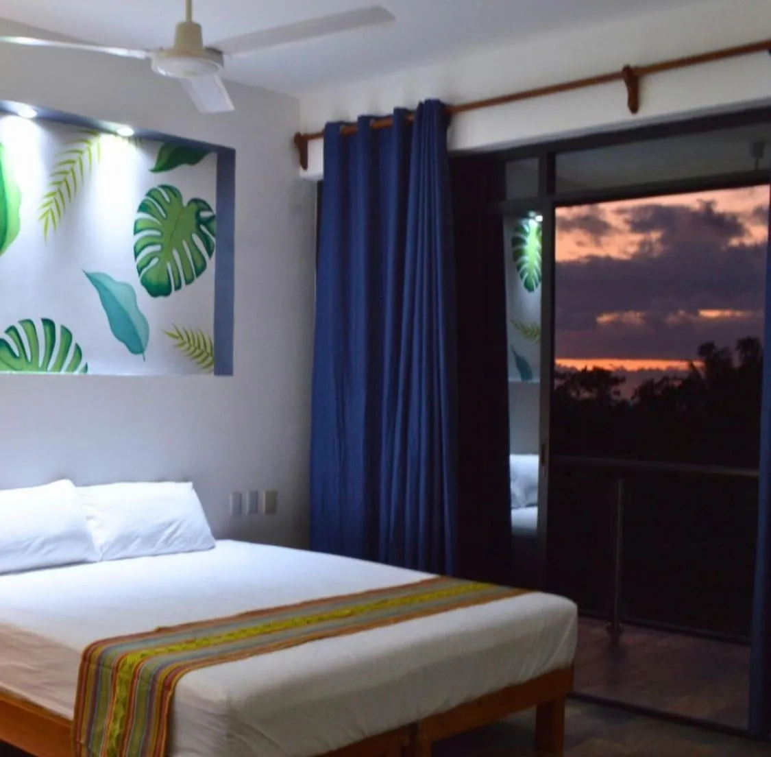 Bed in Hotel Axolotl