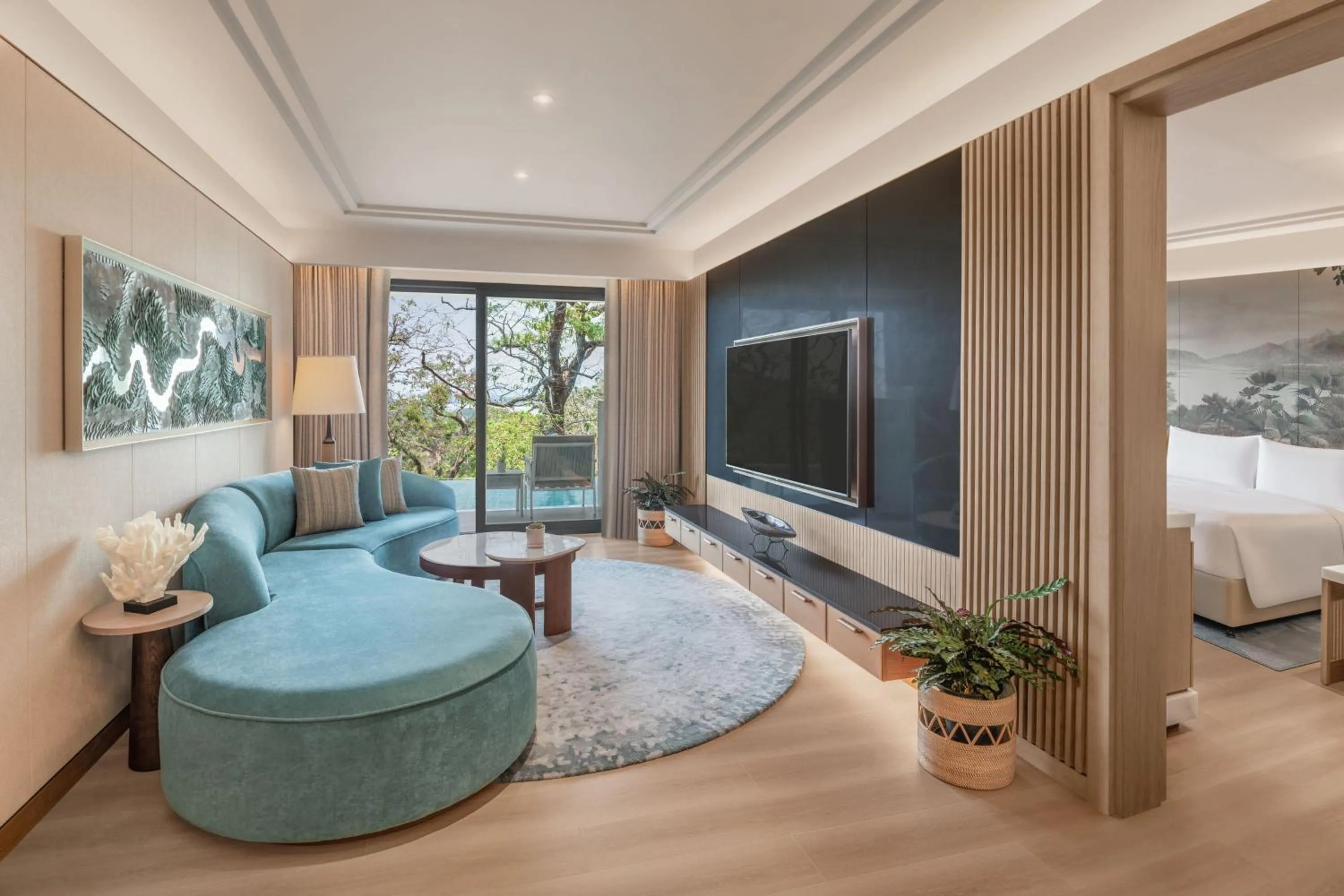 Living room in JW Marriott Goa