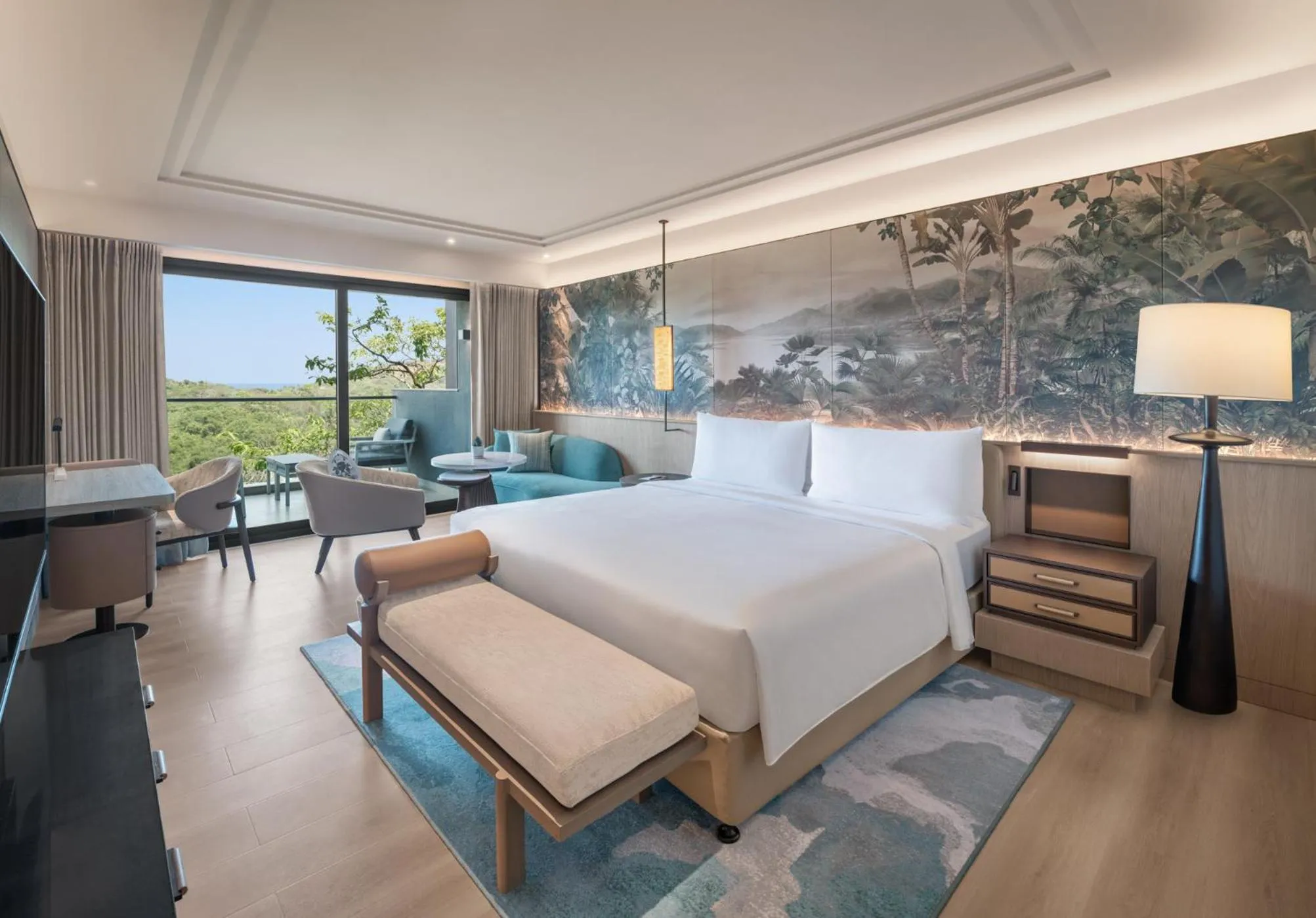 View (from property/room), Bed in JW Marriott Goa