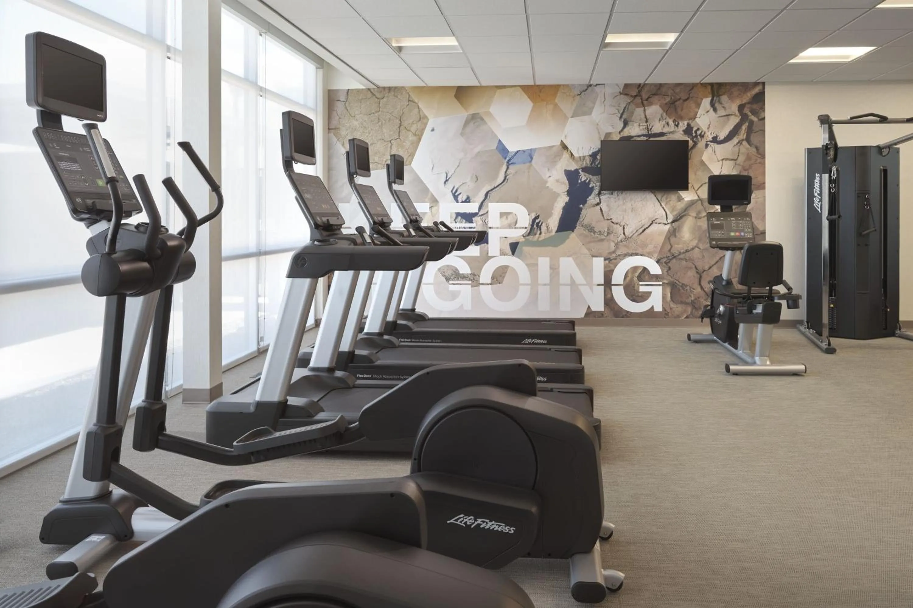 Fitness centre/facilities in SpringHill Suites by Marriott Las Vegas Airport