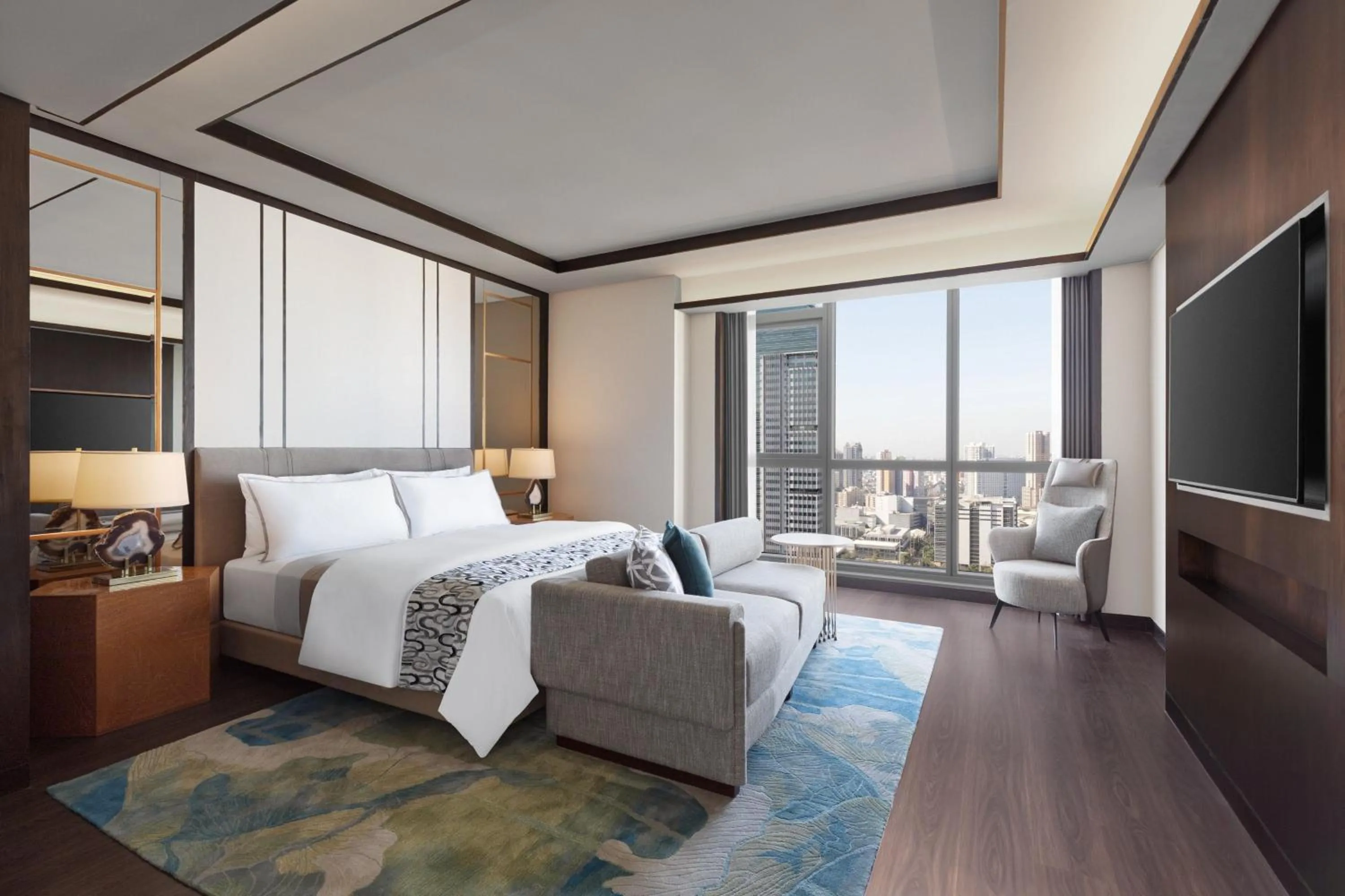 Photo of the whole room, Bed in The Westin Manila