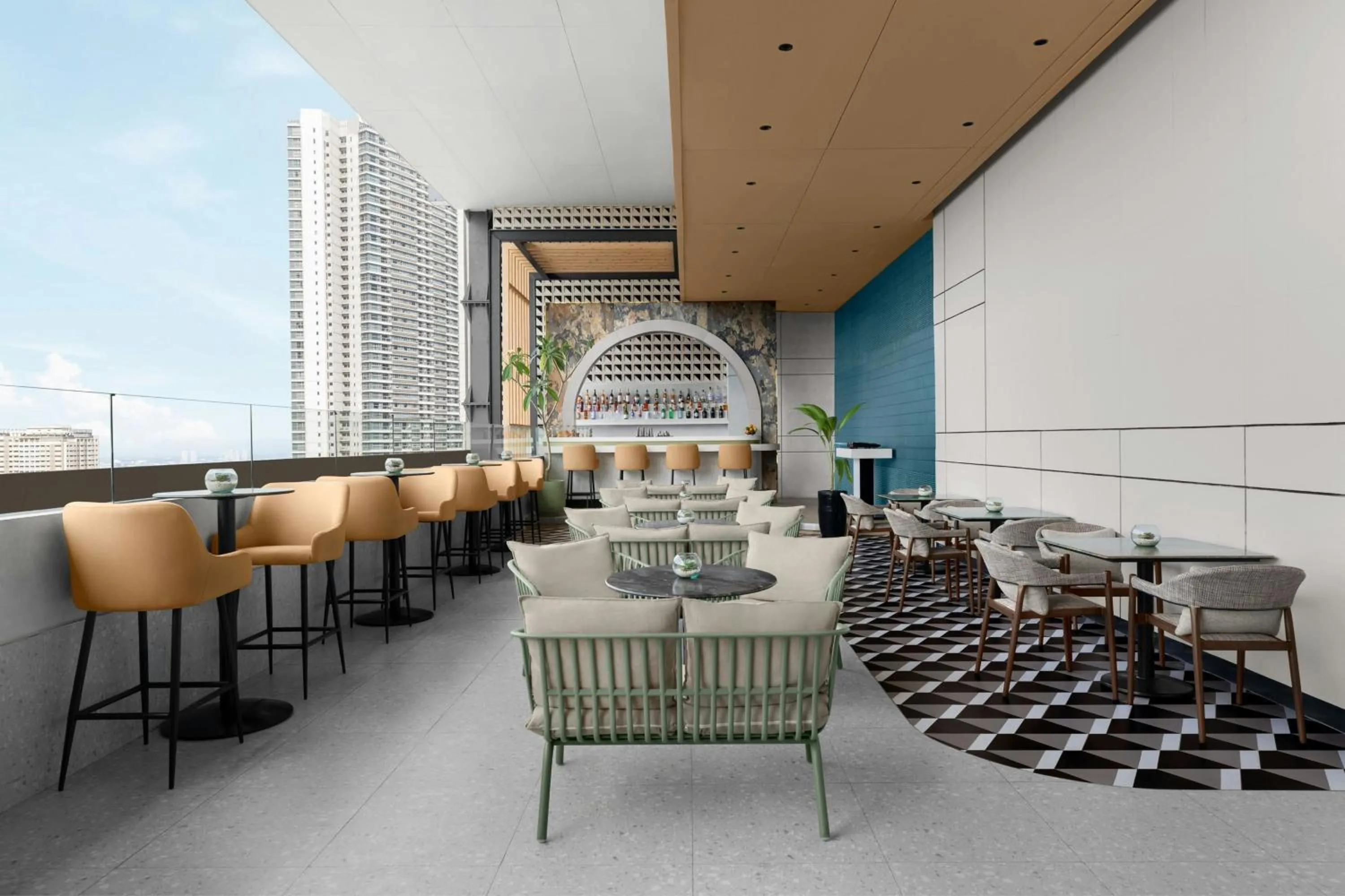 Lounge or bar in The Westin Manila