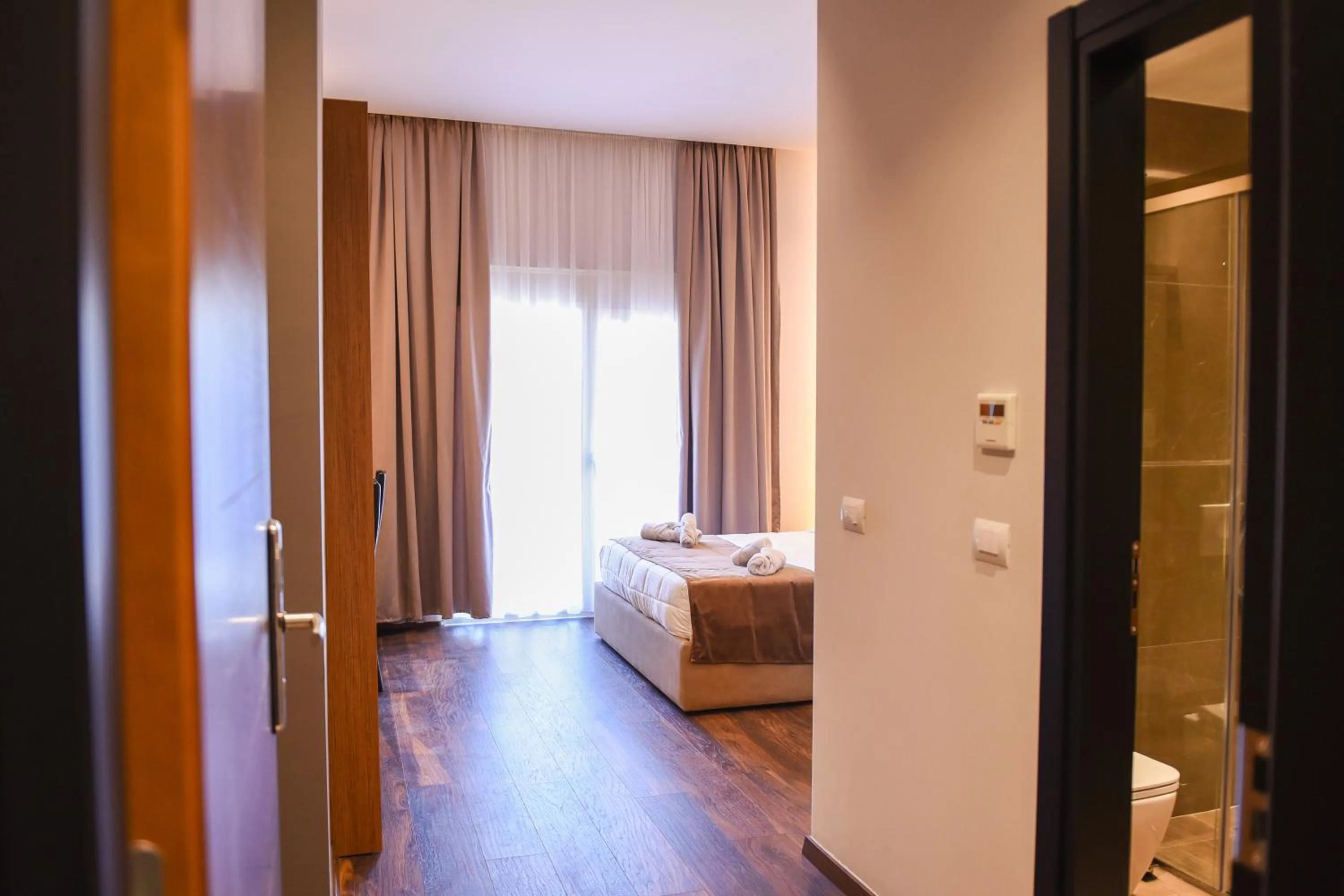 Bed in Padel Olivia's Hill Resort