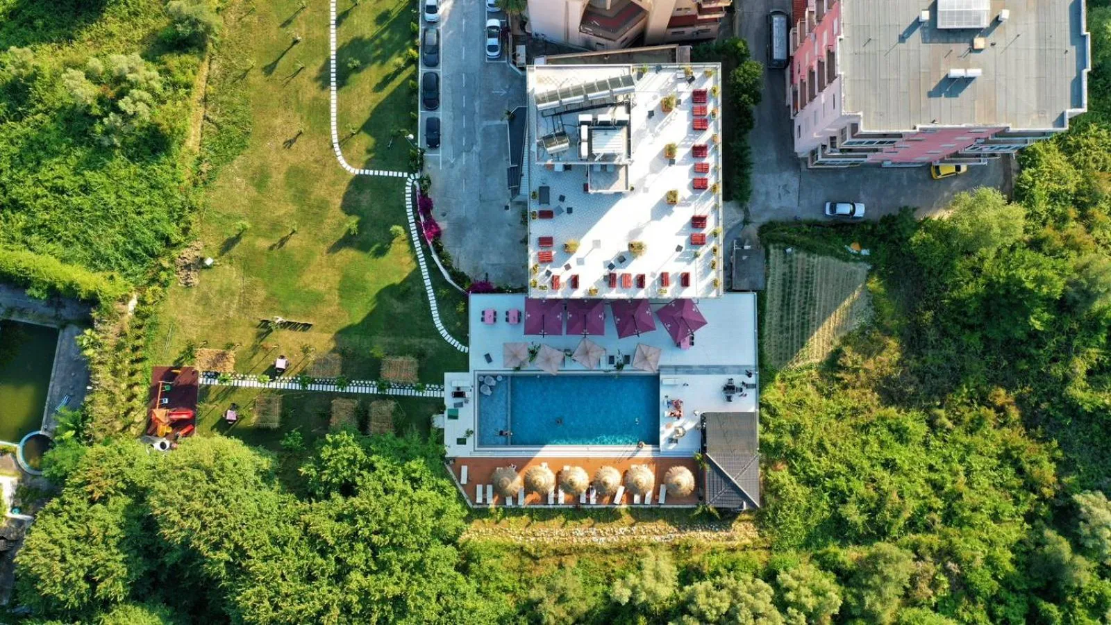 Property building in Padel Olivia's Hill Resort