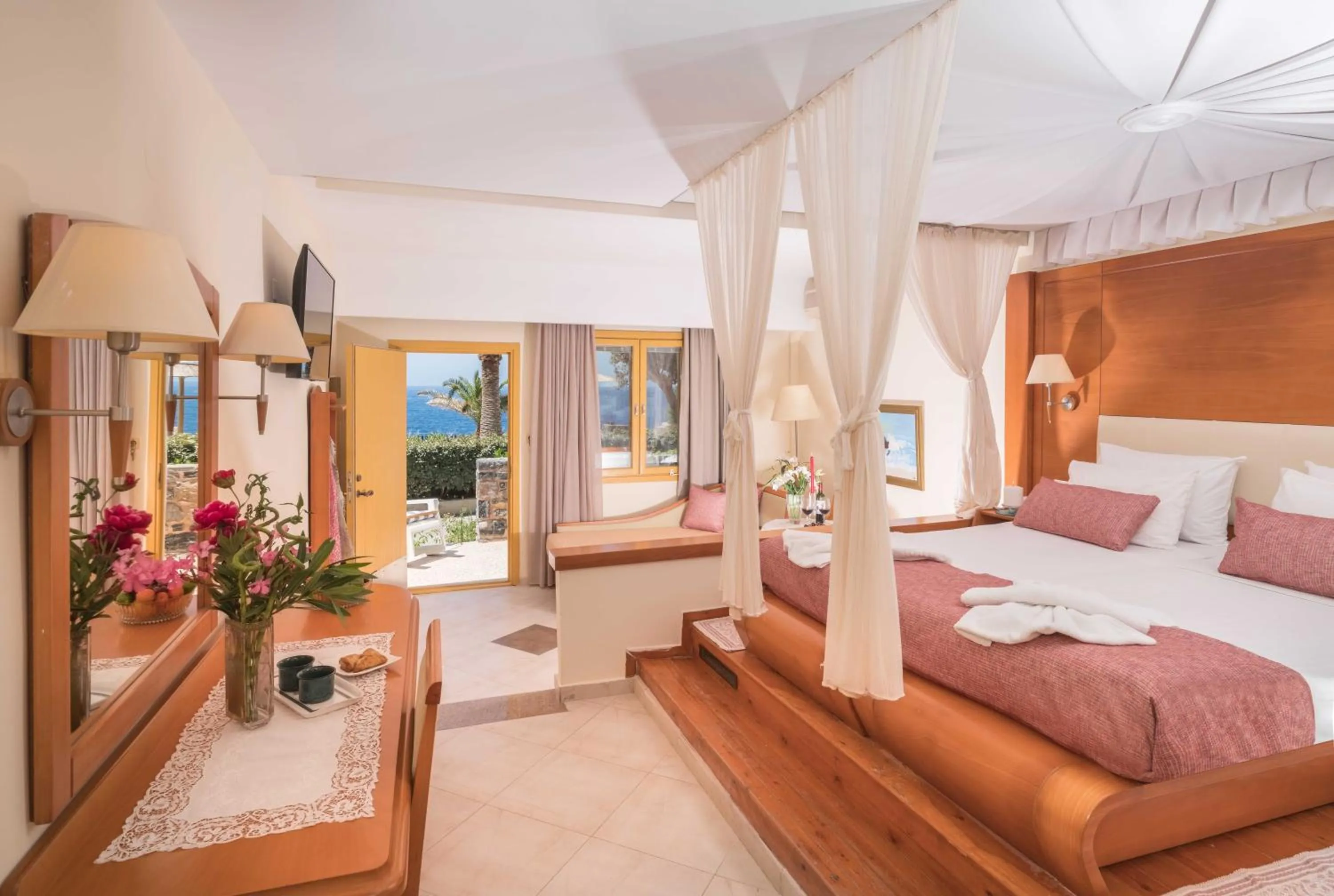 Bed in Kalypso Cretan Village Resort & Spa
