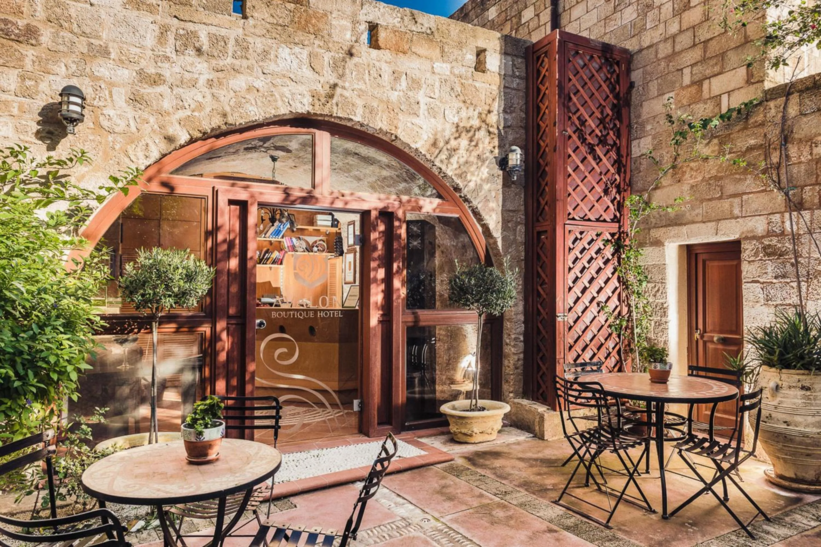 Property building in Avalon Boutique Hotel Rhodes