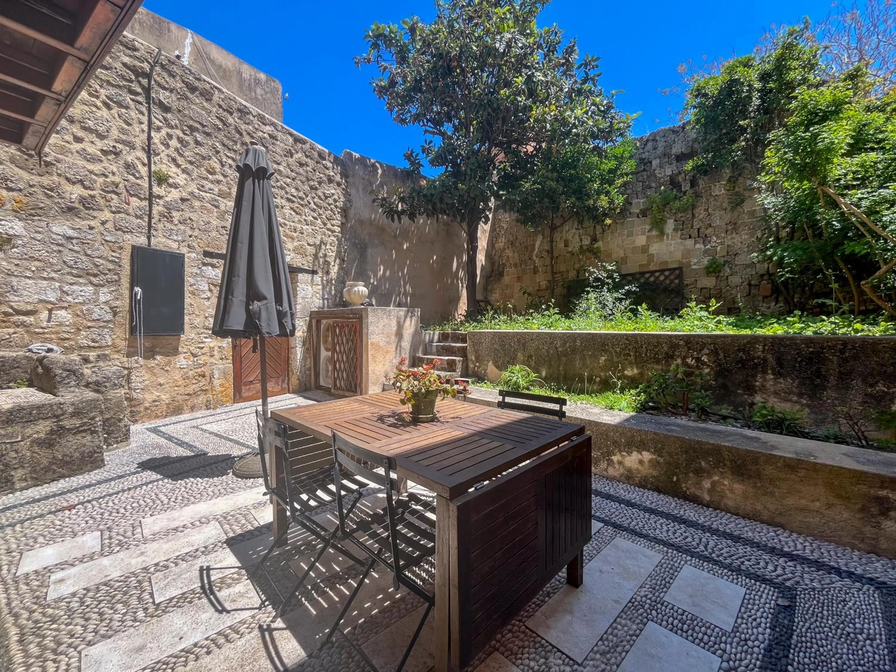 Patio in Avalon Boutique Hotel Rhodes