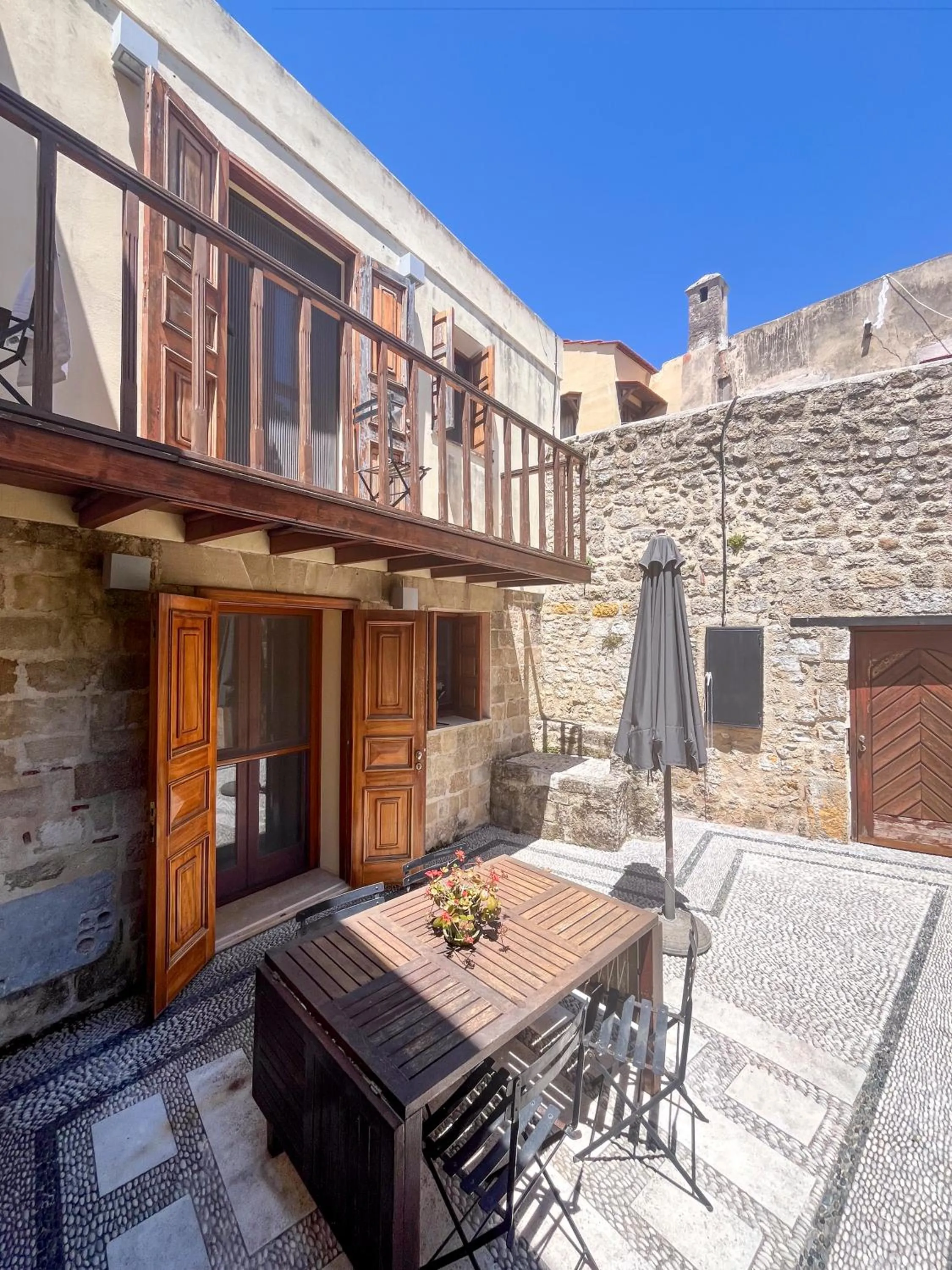 Patio in Avalon Boutique Hotel Rhodes